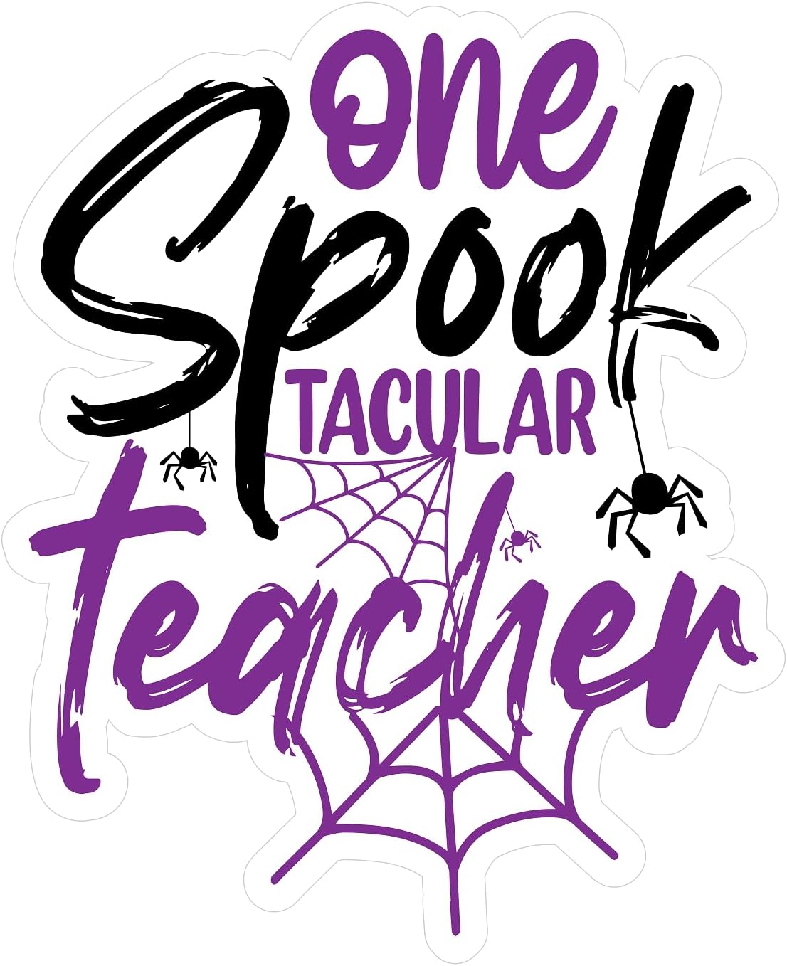 Inspirational Quote One Spoke Tacular Teacher Motivational Sticker Vinyl Decal Motivation Stickers- 5" Vinyl Sticker Waterproof