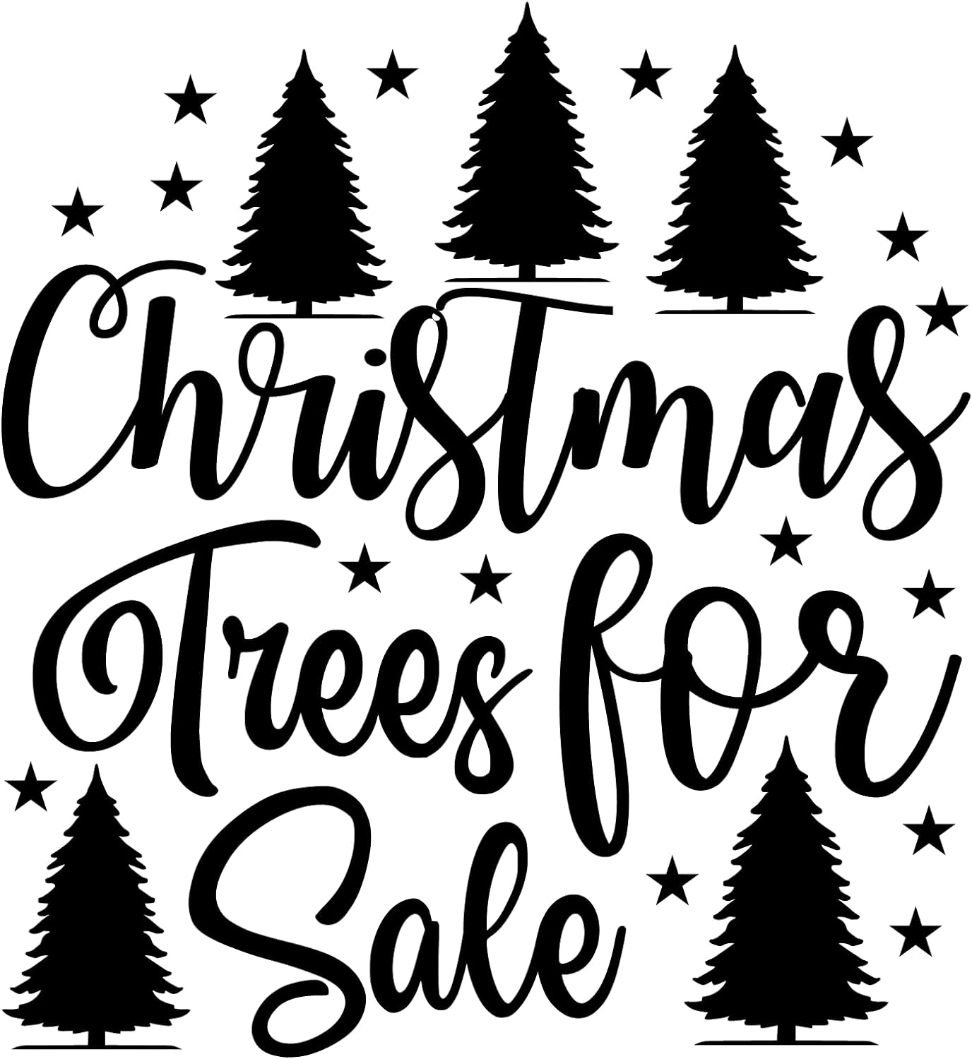 Inspirational Quote Christmas Tress for Sale Motivational Sticker Vinyl Decal Motivation Stickers- 5" Vinyl Sticker Waterproof