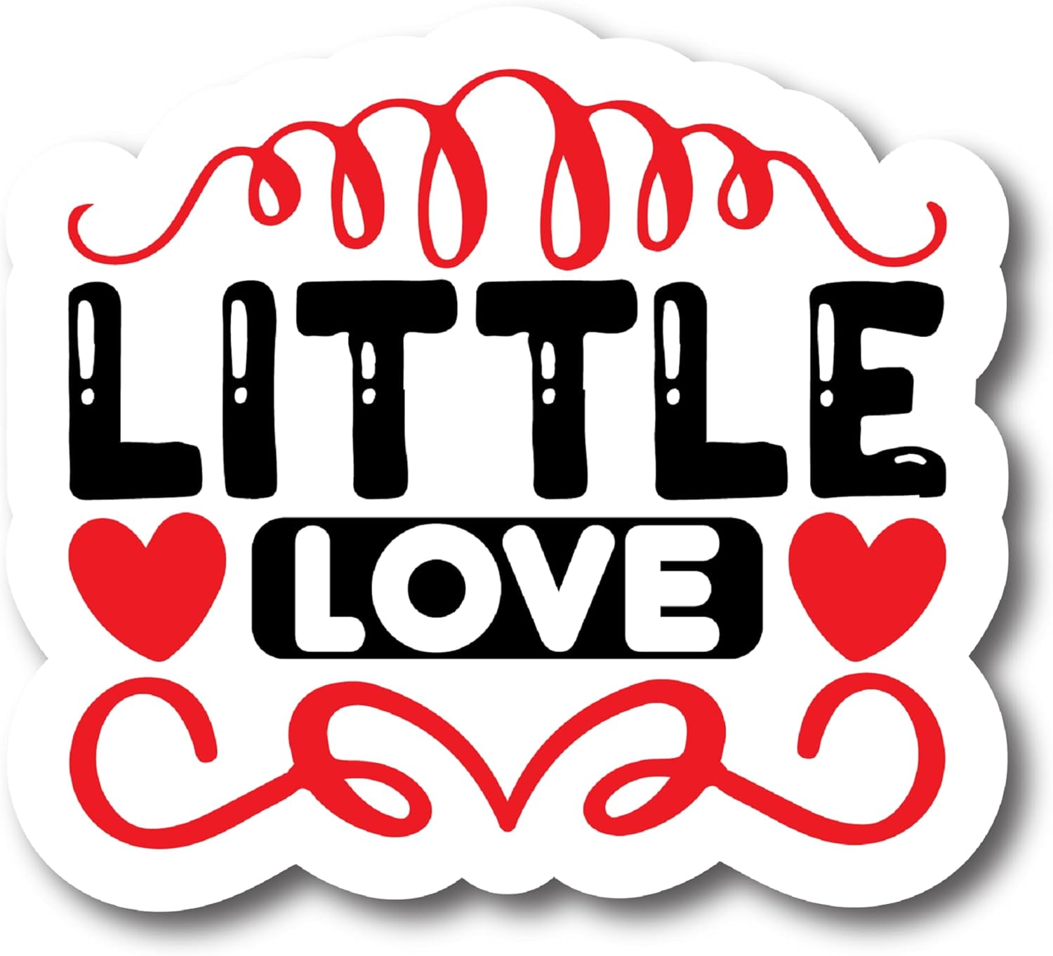 Inspirational Quote Little Love Motivational Sticker Vinyl Decal Motivation Stickers- 5" Vinyl Sticker Waterproof