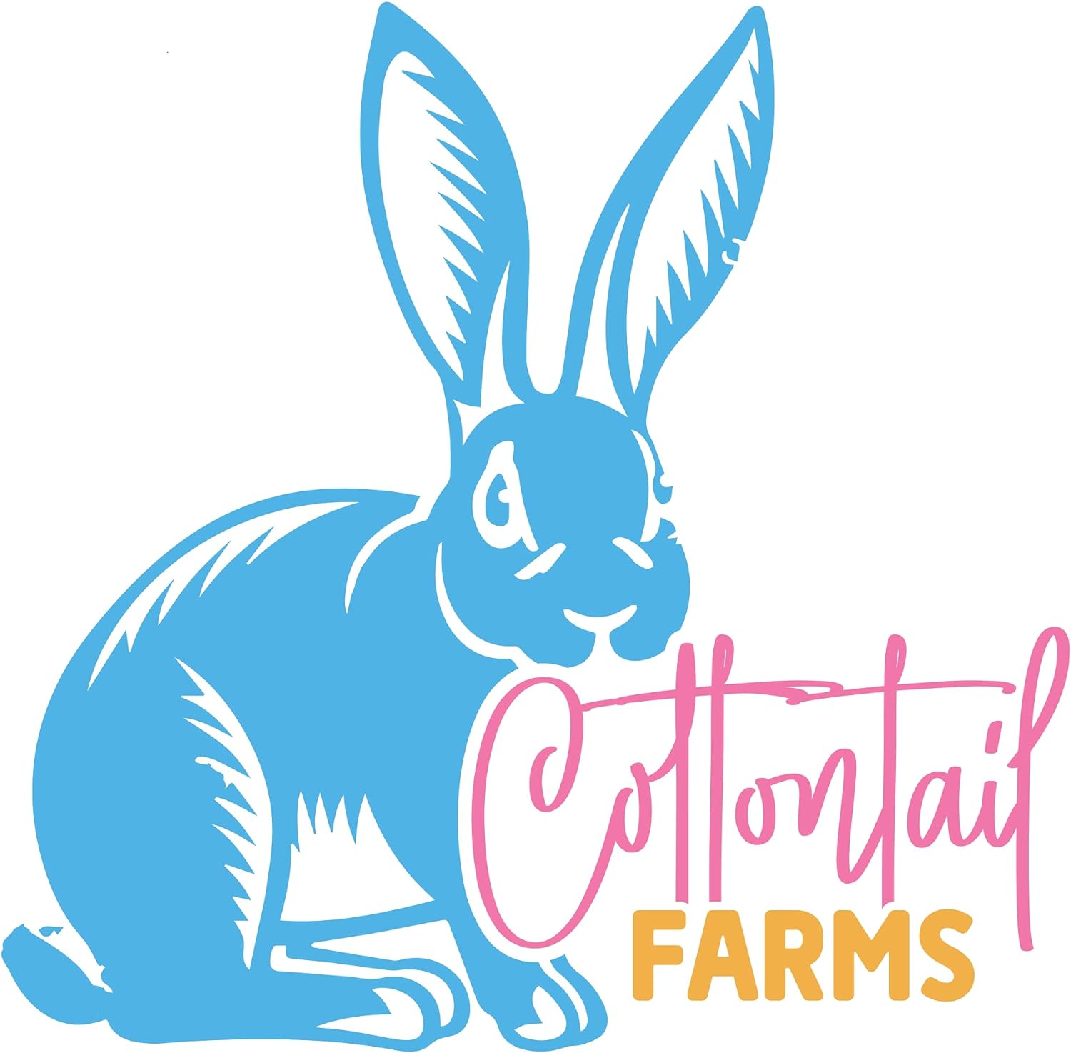 Inspirational Quote "Cottontail Farms" Motivational Sticker Vinyl Decal Motivation Stickers- 5" Vinyl Sticker Waterproof