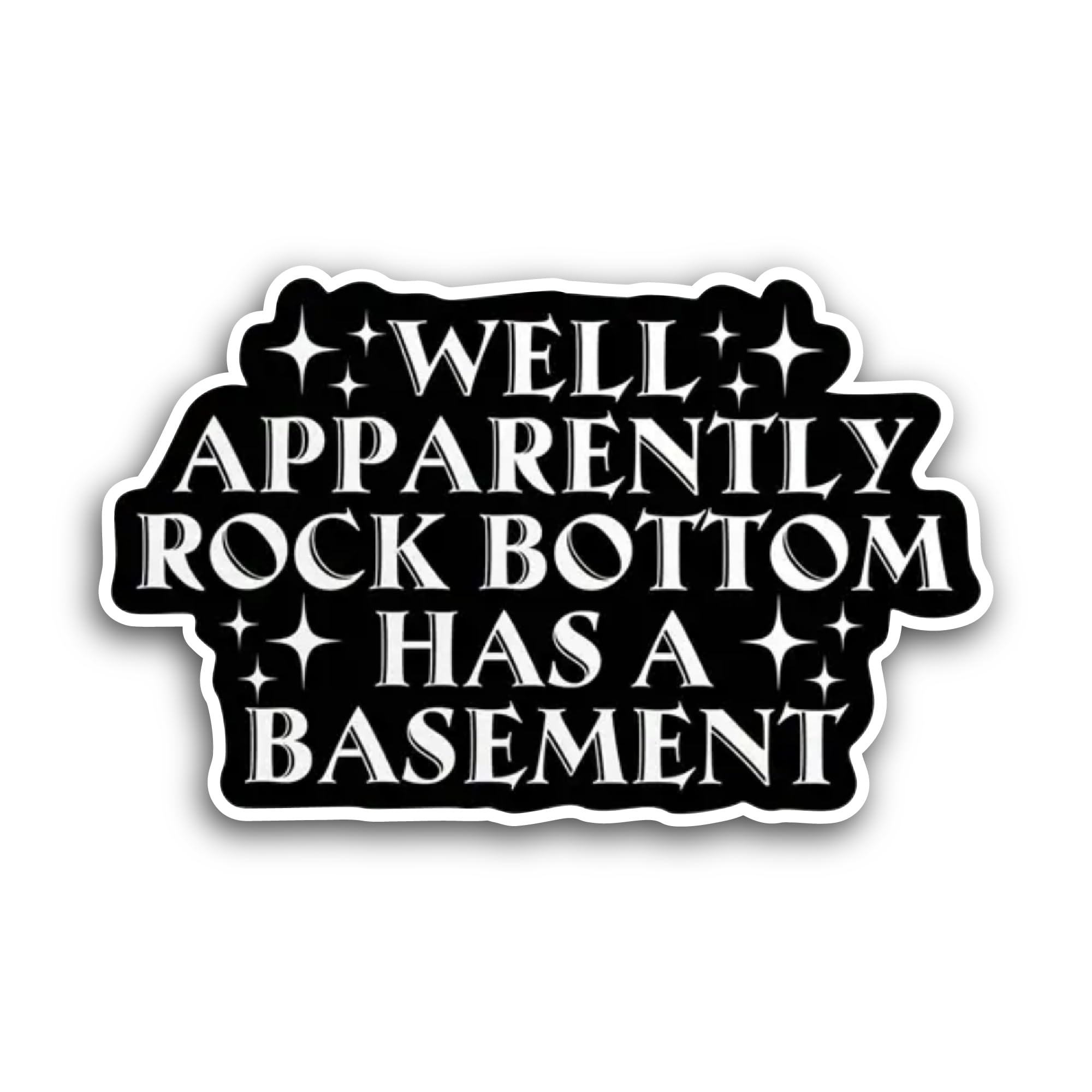 2 (Pieces) 3" and 5" Well Apparently Sticker, Waterproof Vinyl Decals for Many Purpose Like Cars, Tr