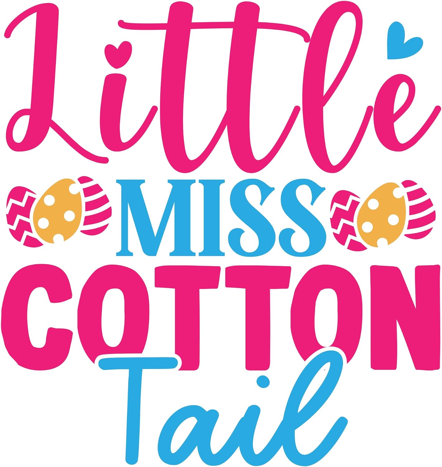 Inspirational Quote "Little Miss Cotton Tail" Motivational Sticker Vinyl Decal Motivation Stickers- 5" Vinyl Sticker Waterproof