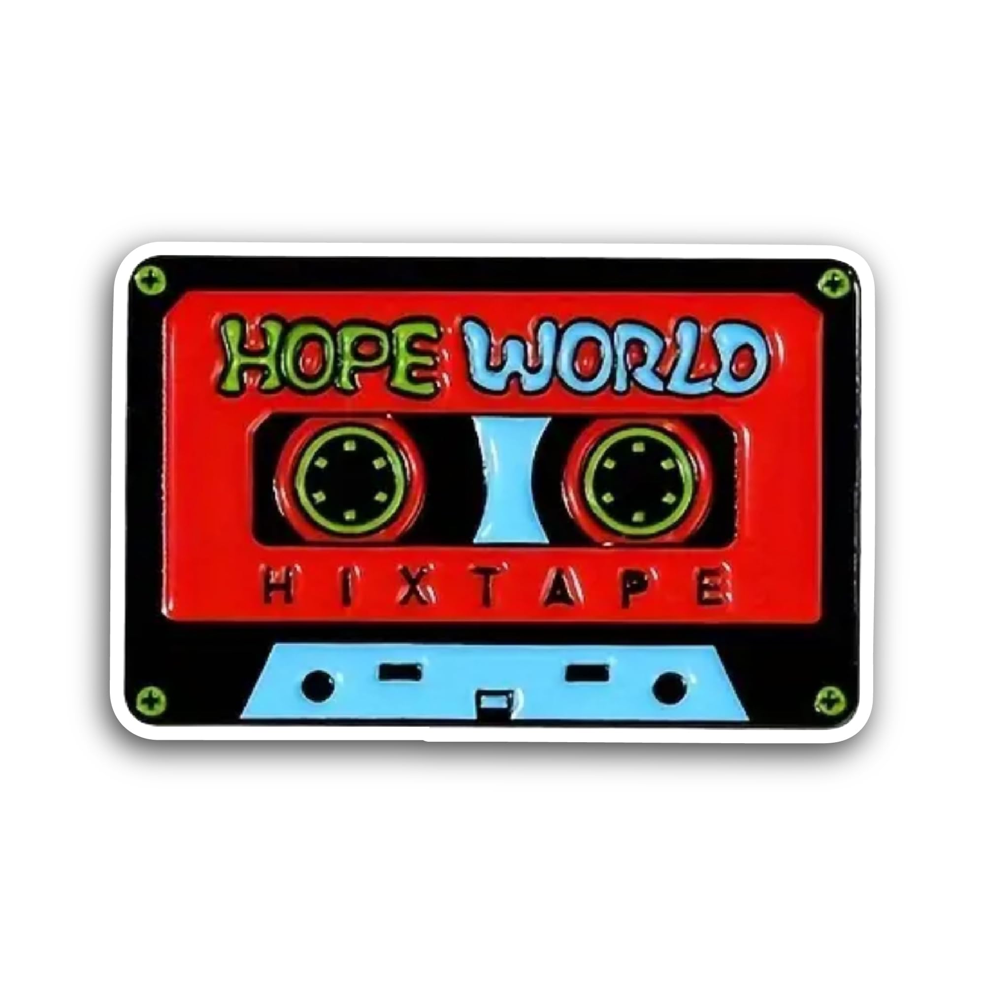 2 (Pieces) 3" and 5" Hope World Sticker, Waterproof Vinyl Decals for Many Purpose Like Cars, Trucks,