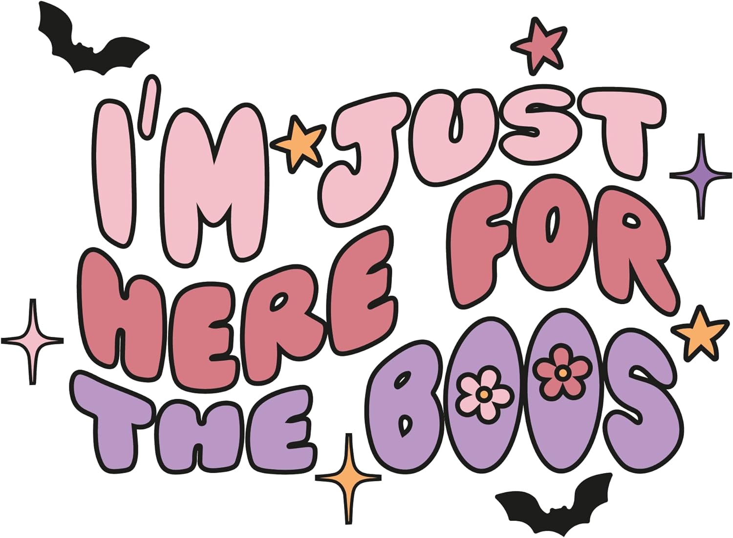 Inspirational Quote I M Just Here for The Boss Motivational Sticker Vinyl Decal Motivation Stickers- 5" Vinyl Sticker Waterproof