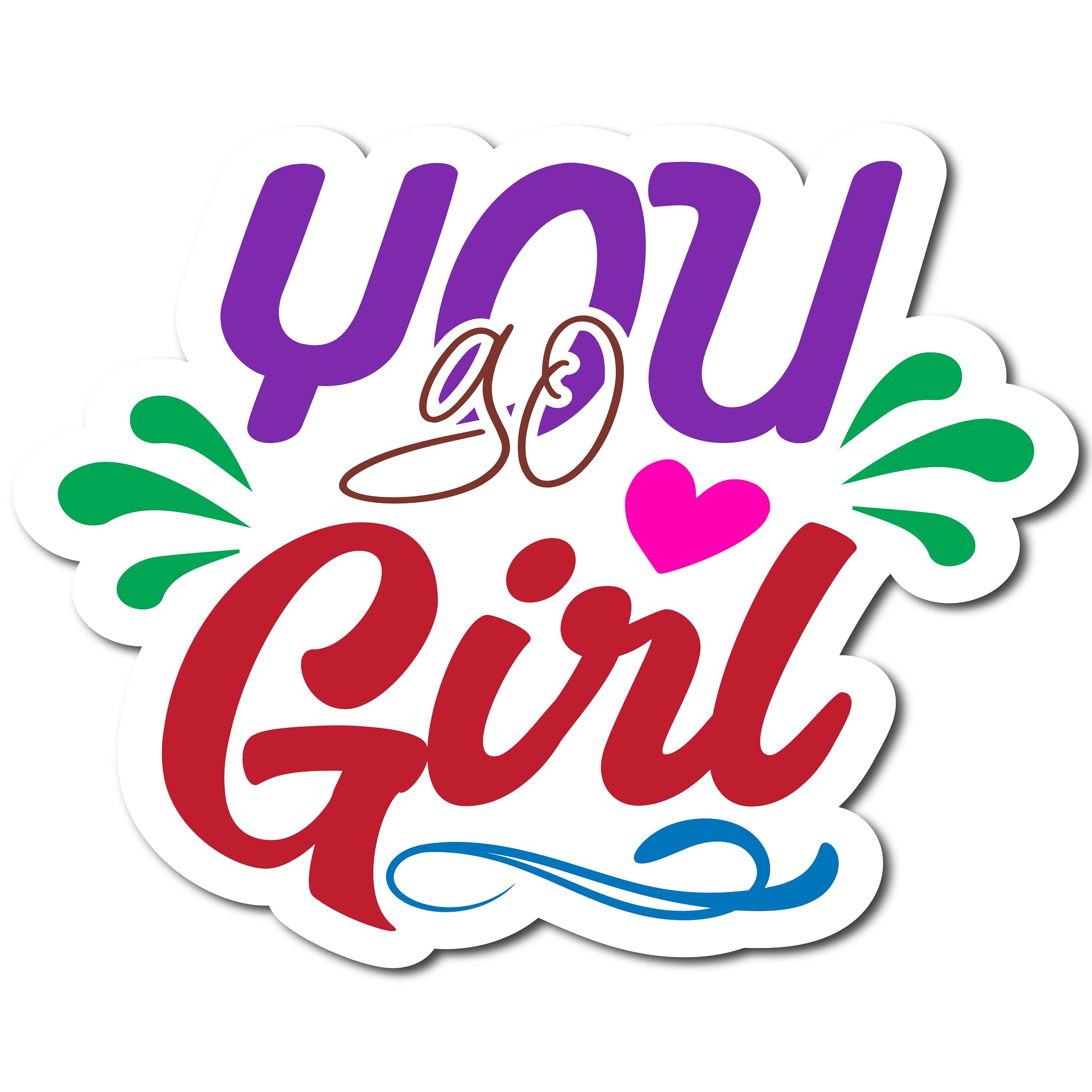 2 (Pieces) 3" and 5" Stickers n Decals - Baby It's Cold Outside - Motivational Sticker Vinyl Decal S