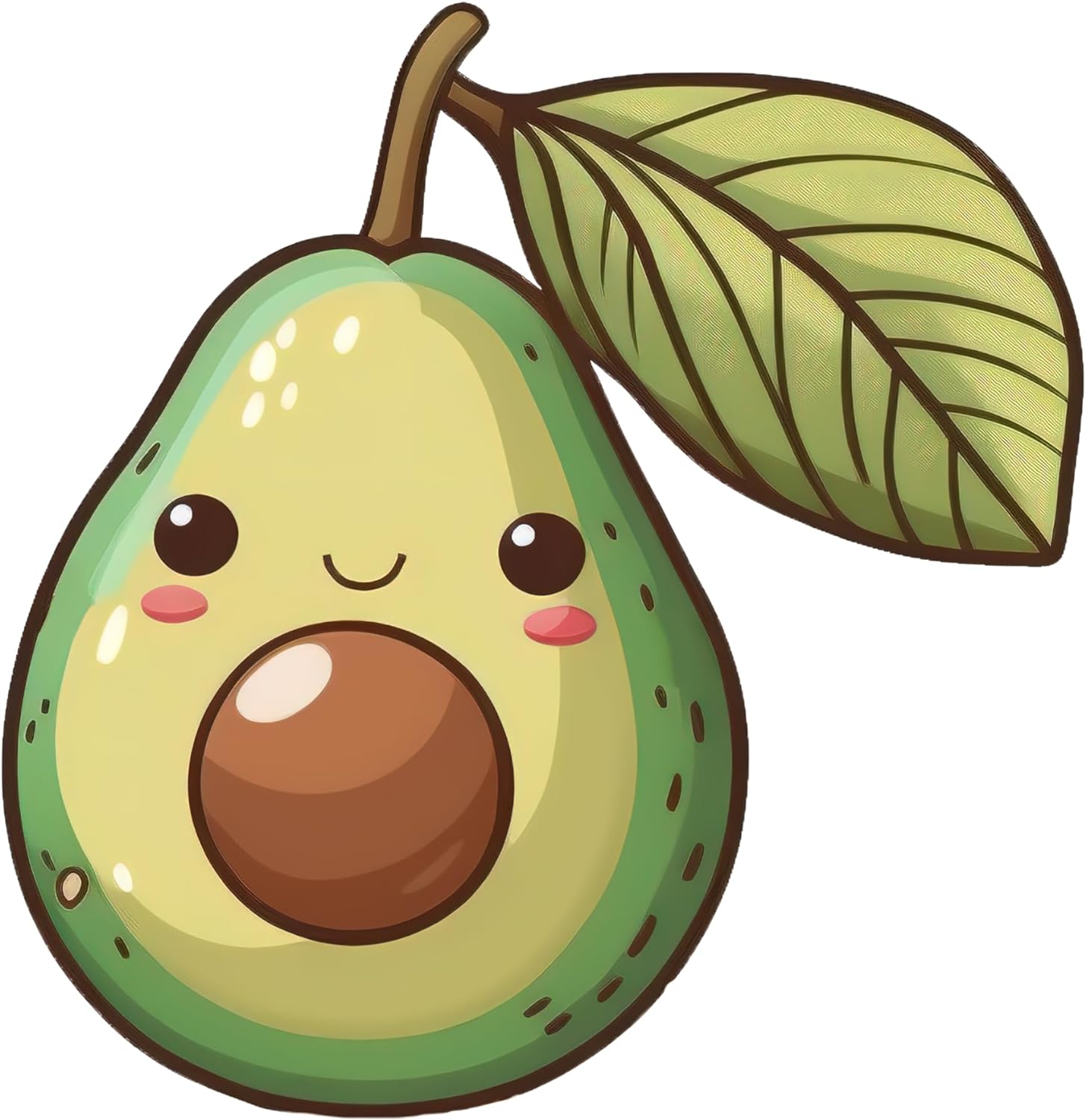 Inspirational Quote Cute Avocado Sticker Motivational Sticker Vinyl Decal Motivation Stickers- 5" Vinyl Sticker Waterproof