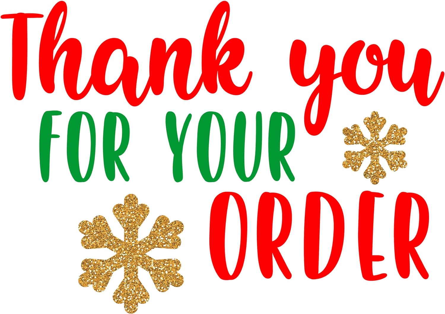 Inspirational Quote Thank You for Your Order Motivational Sticker Vinyl Decal Motivation Stickers- 5" Vinyl Sticker Waterproof