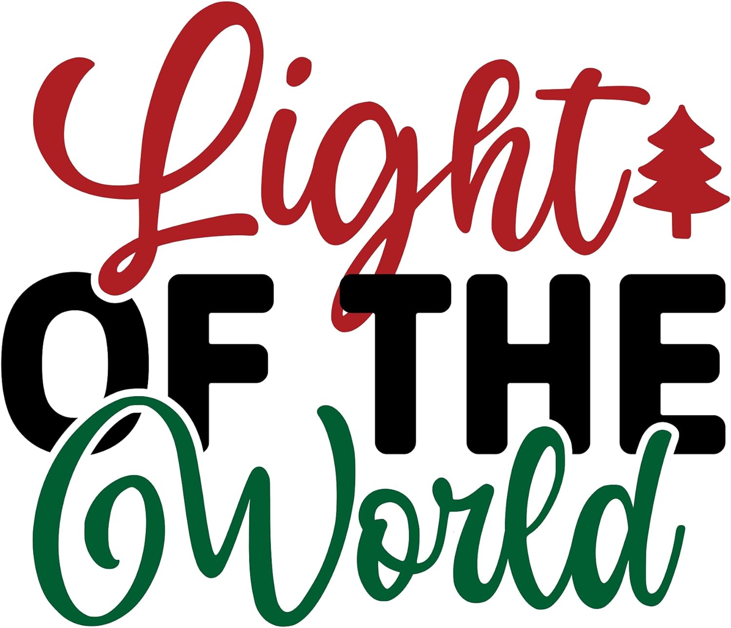 Inspirational Quote Light of The World Motivational Sticker Vinyl Decal Motivation Stickers- 5" Vinyl Sticker Waterproof