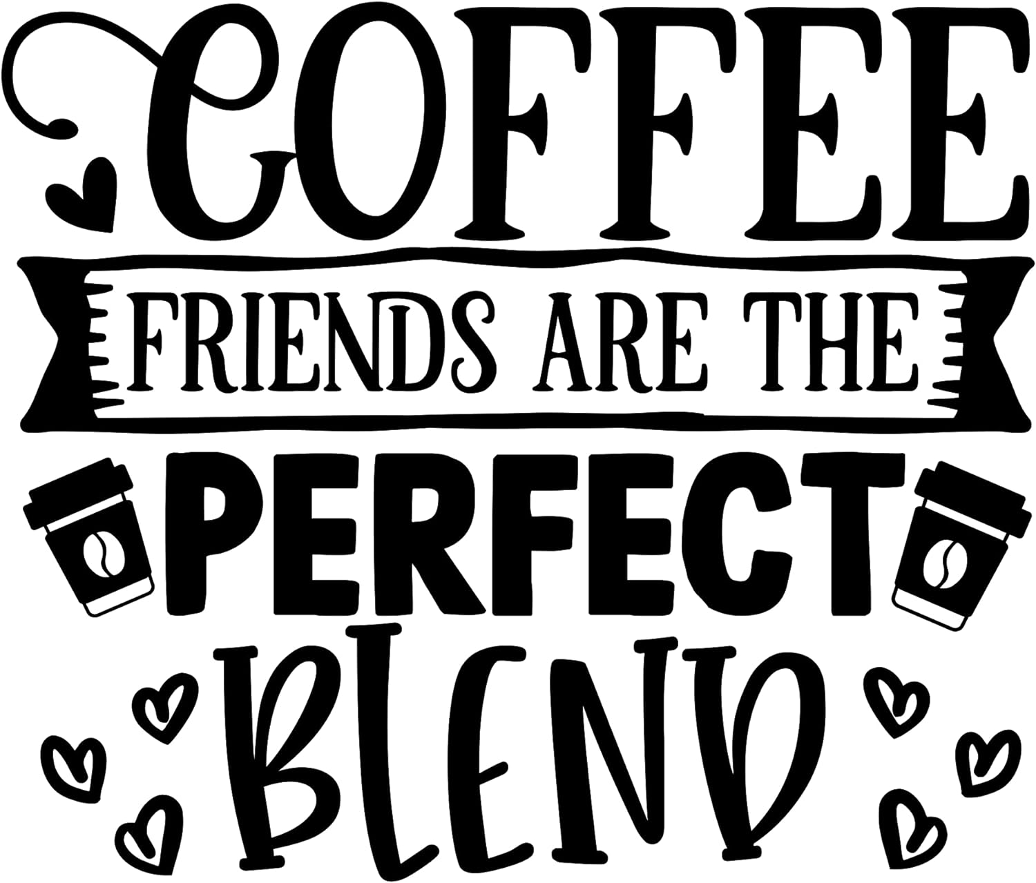 Inspirational Quote "Coffee is My Best Friend" Motivational Sticker Vinyl Decal Motivation Stickers- 5" Vinyl Sticker Waterproof