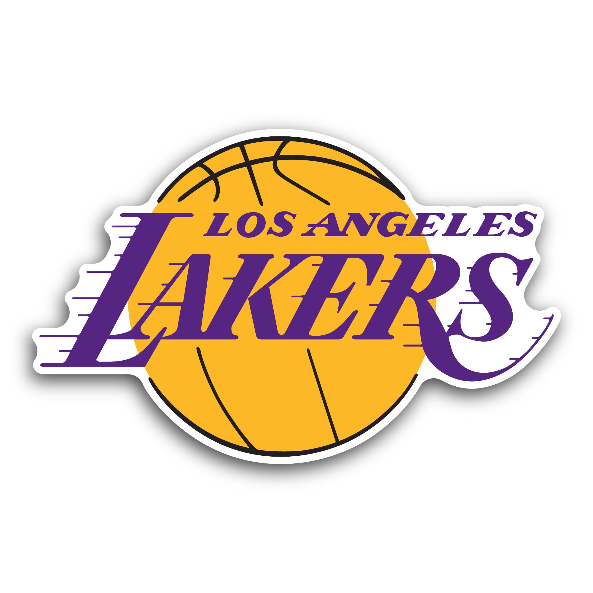 2 (Pieces) 3" and 5" Los Angeles LAK Decal Sticker, Waterproof Vinyl Decals for Many Purpose Like Ca