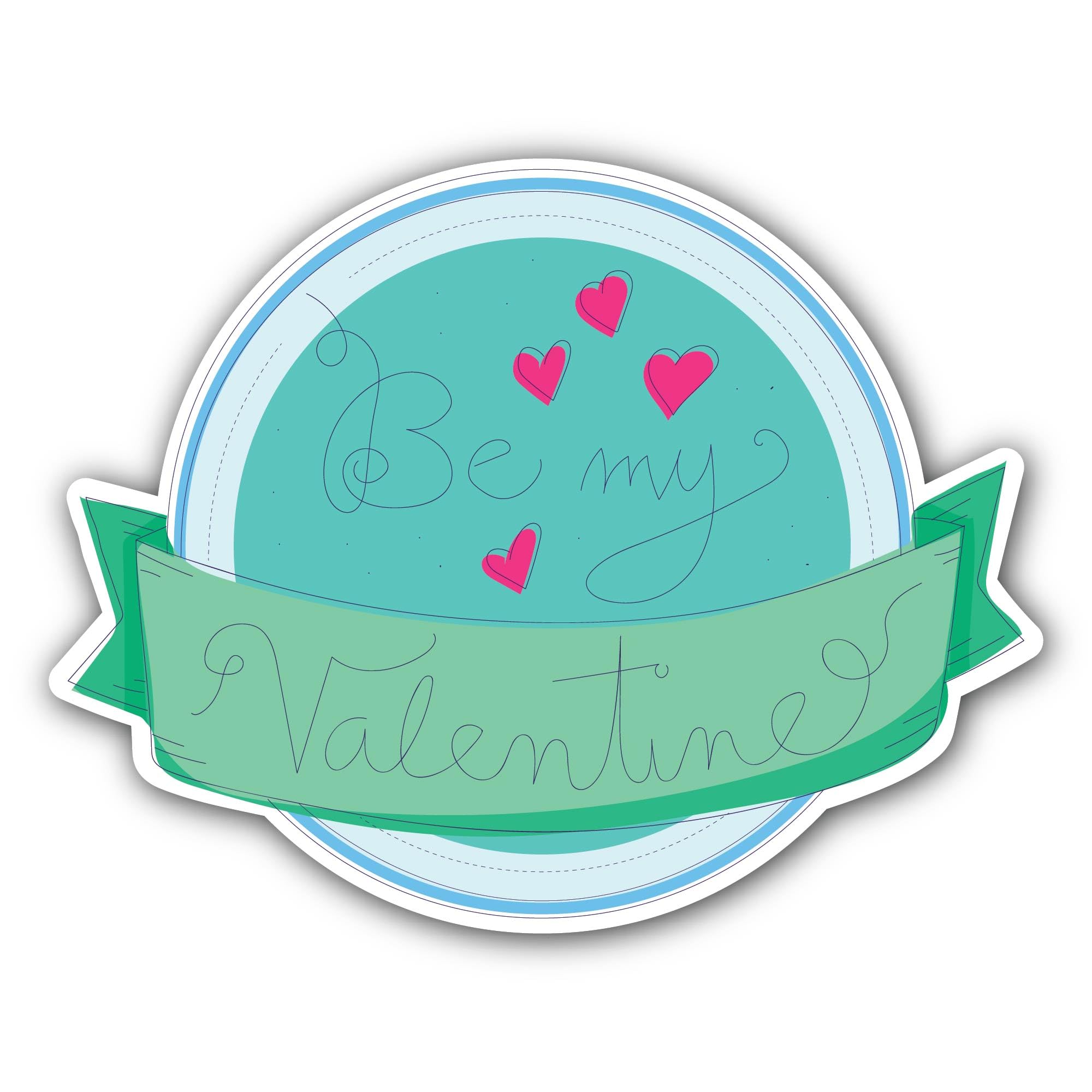 2 (Pieces) 3" and 5" Purple Cup Cake Sticker, Waterproof Vinyl Decals for Many Purpose Like Cars, Tr
