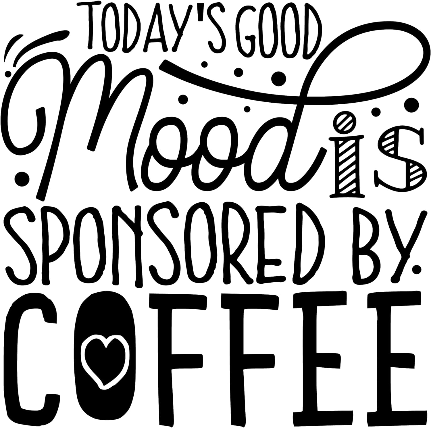 Inspirational Quote "You Can Do It Coffee" Motivational Sticker Vinyl Decal Motivation Stickers- 5" Vinyl Sticker Waterproof
