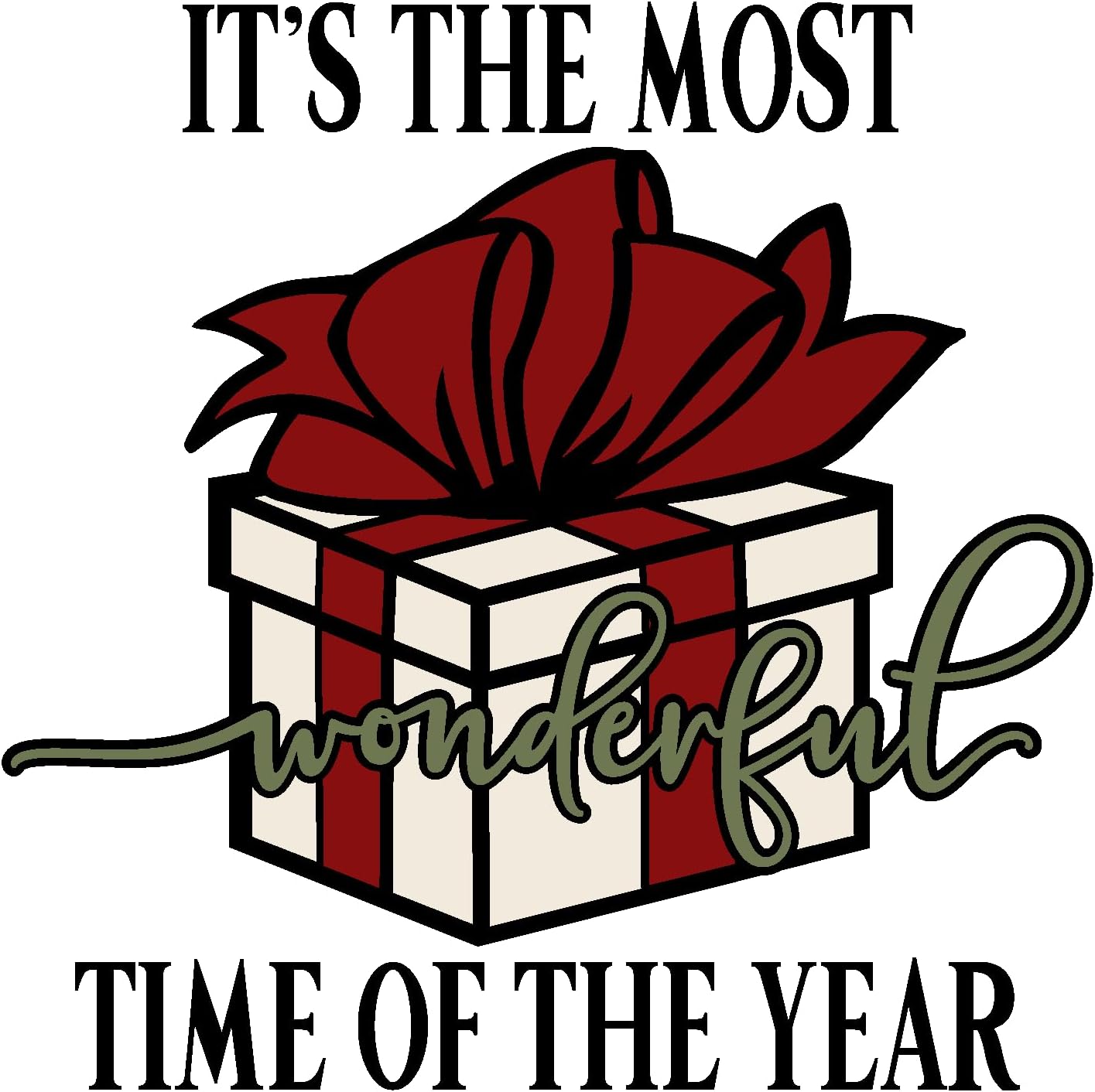 Inspirational Quote Its The Most Time of The Year Motivational Sticker Vinyl Decal Motivation Stickers- 5" Vinyl Sticker Waterproof