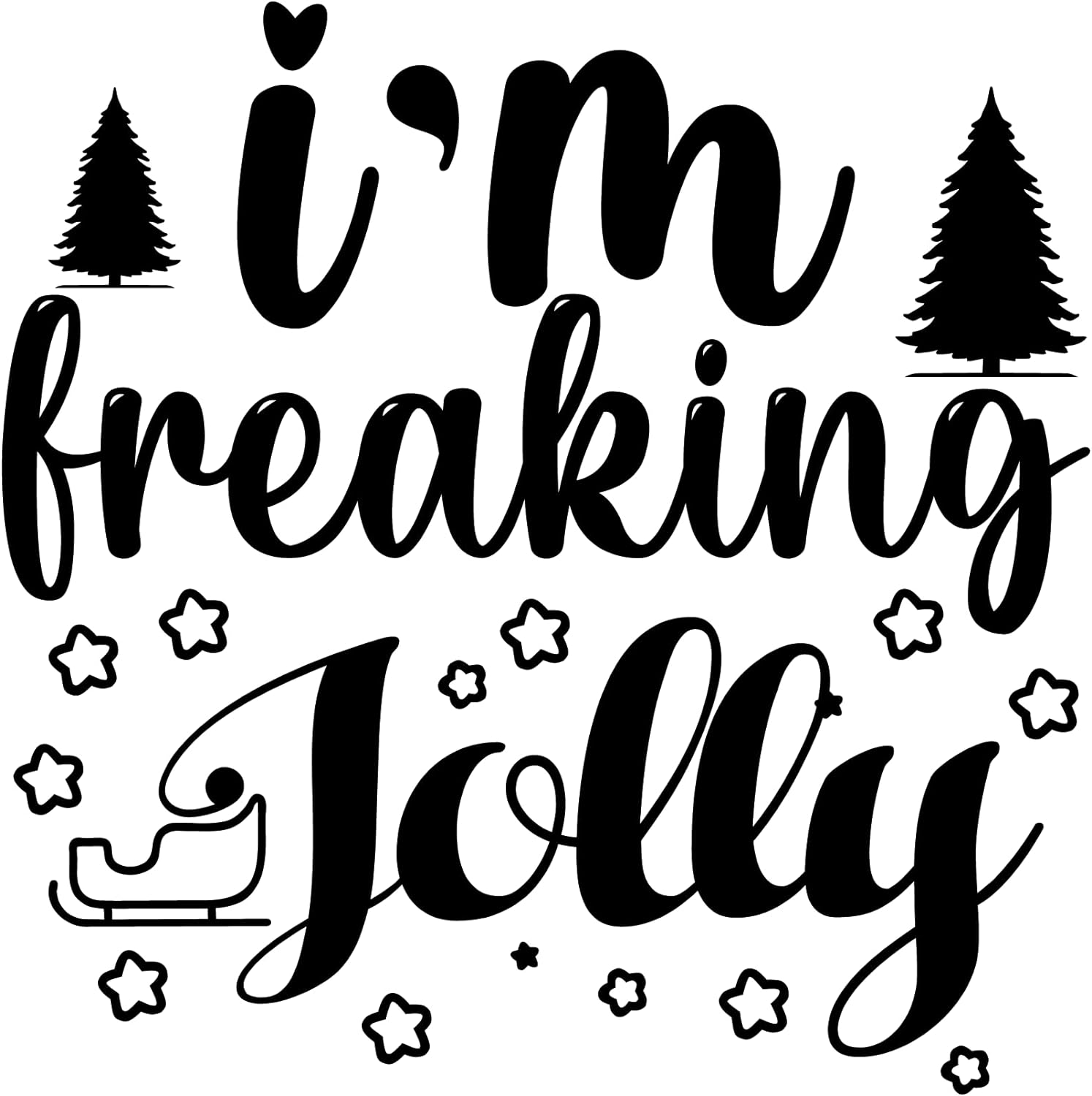 Inspirational Quote I'm Breaking Jolly Motivational Sticker Vinyl Decal Motivation Stickers- 5" Vinyl Sticker Waterproof