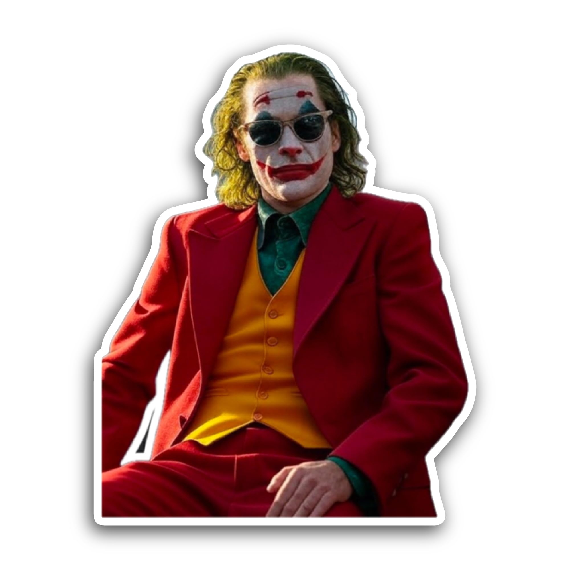 2 (Pieces) 3" and 5" Lem0n Juice Sticker, Waterproof Vinyl Decals for Many Purpose Like Cars, Trucks