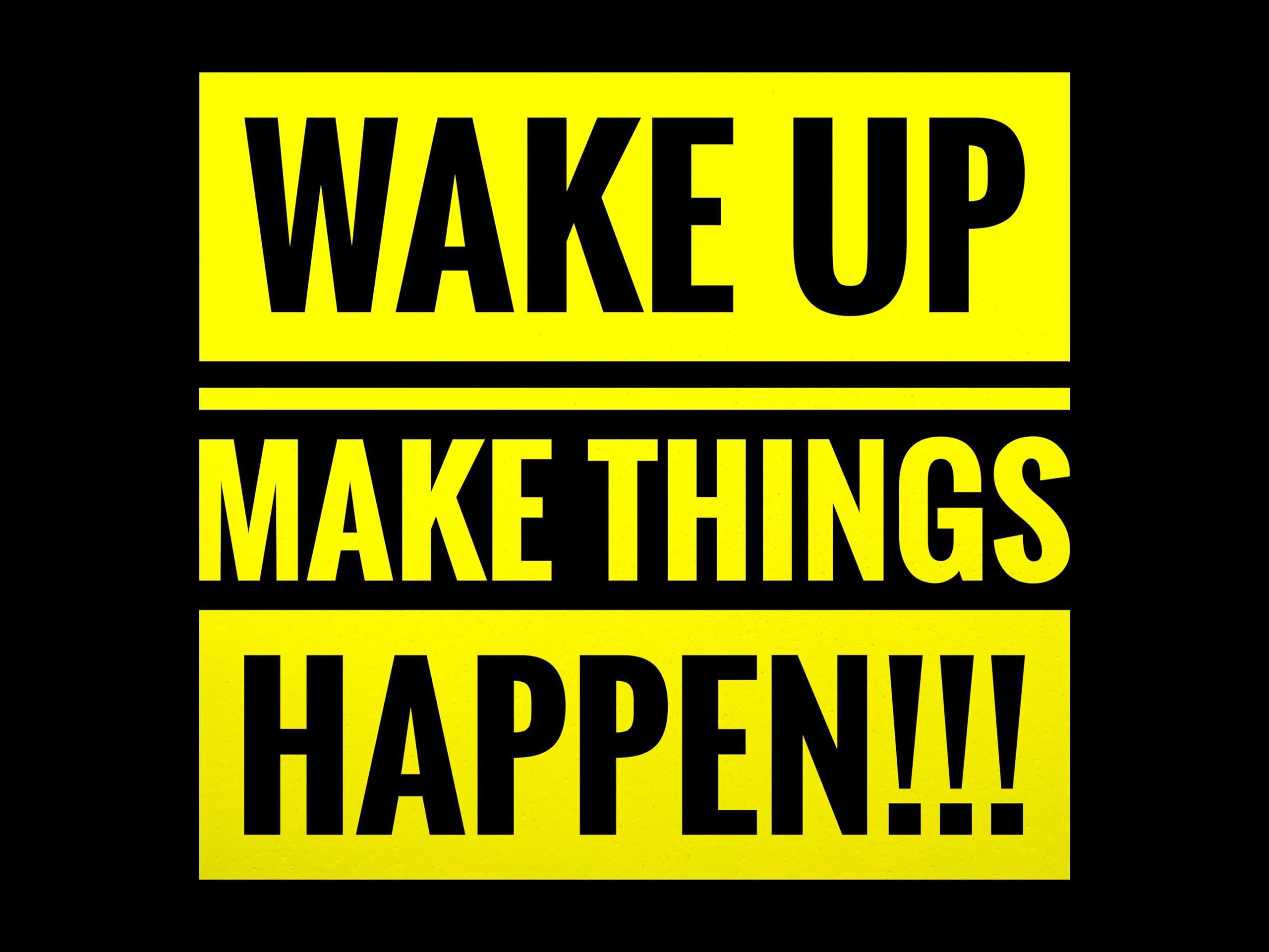 2 (Pieces) 3" and 5" Stickers n Decals Wake Up Beauty It's time to Beast - Motivational Sticker Viny