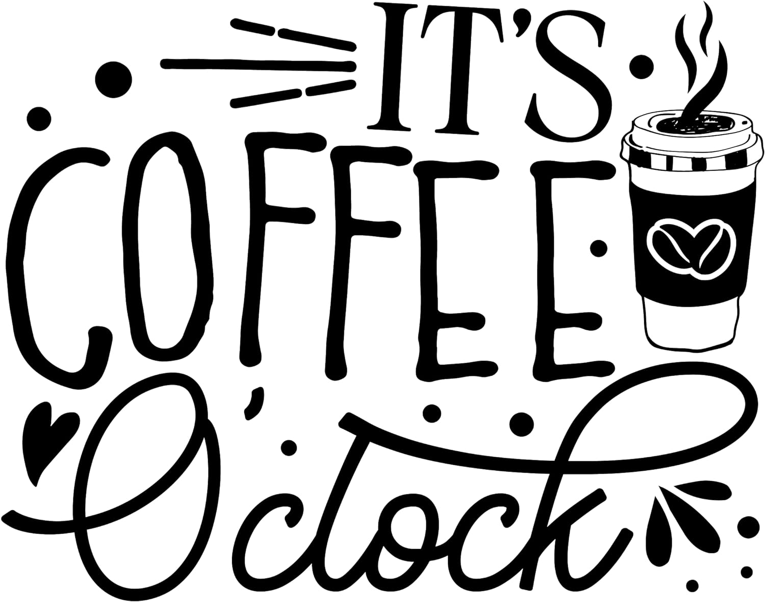 Inspirational Quote "Life Begins After Coffee" Motivational Sticker Vinyl Decal Motivation Stickers- 5" Vinyl Sticker Waterproof
