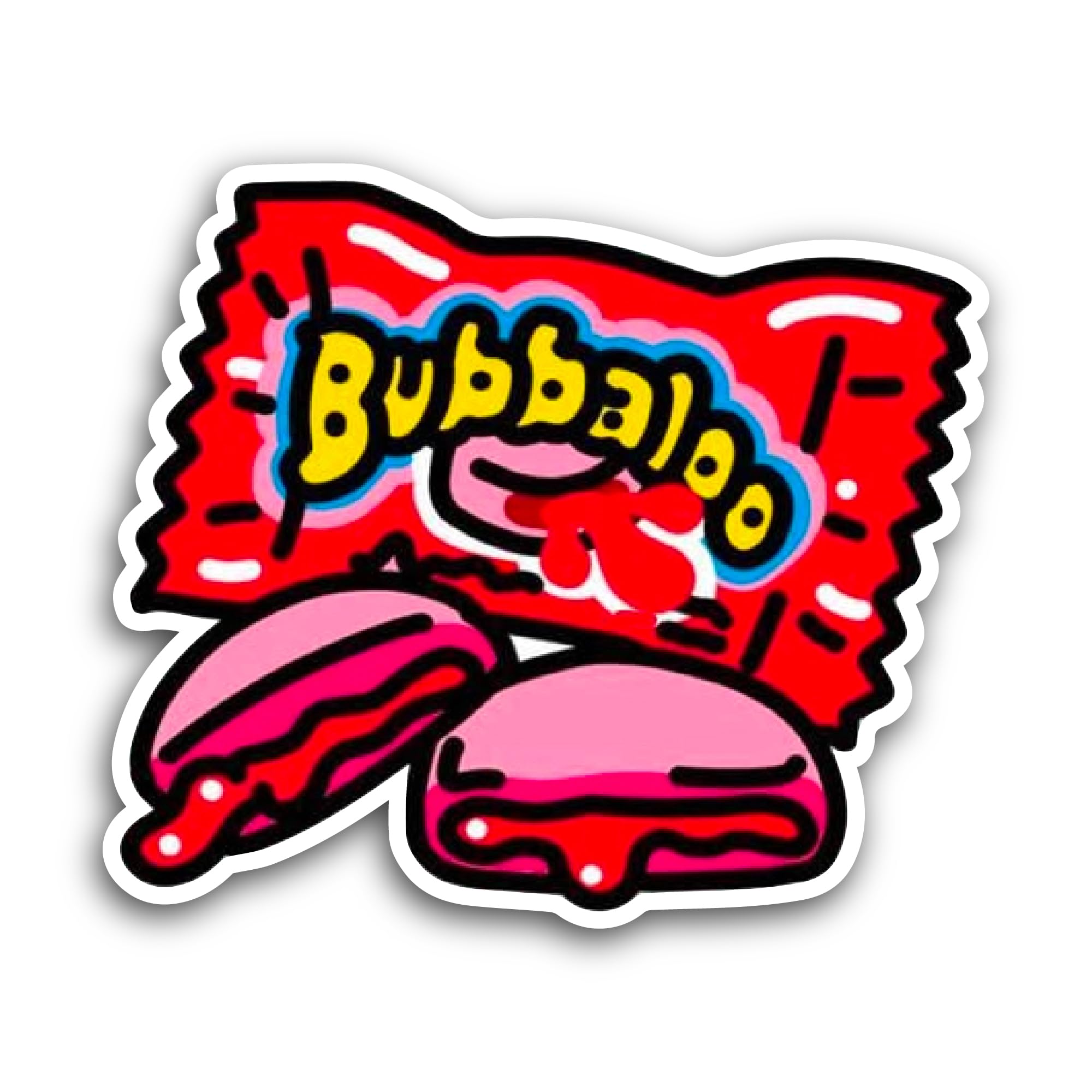 2 (Pieces) 3" and 5" Chocolate Candies Sticker, Waterproof Vinyl Decals for Many Purpose Like Cars,