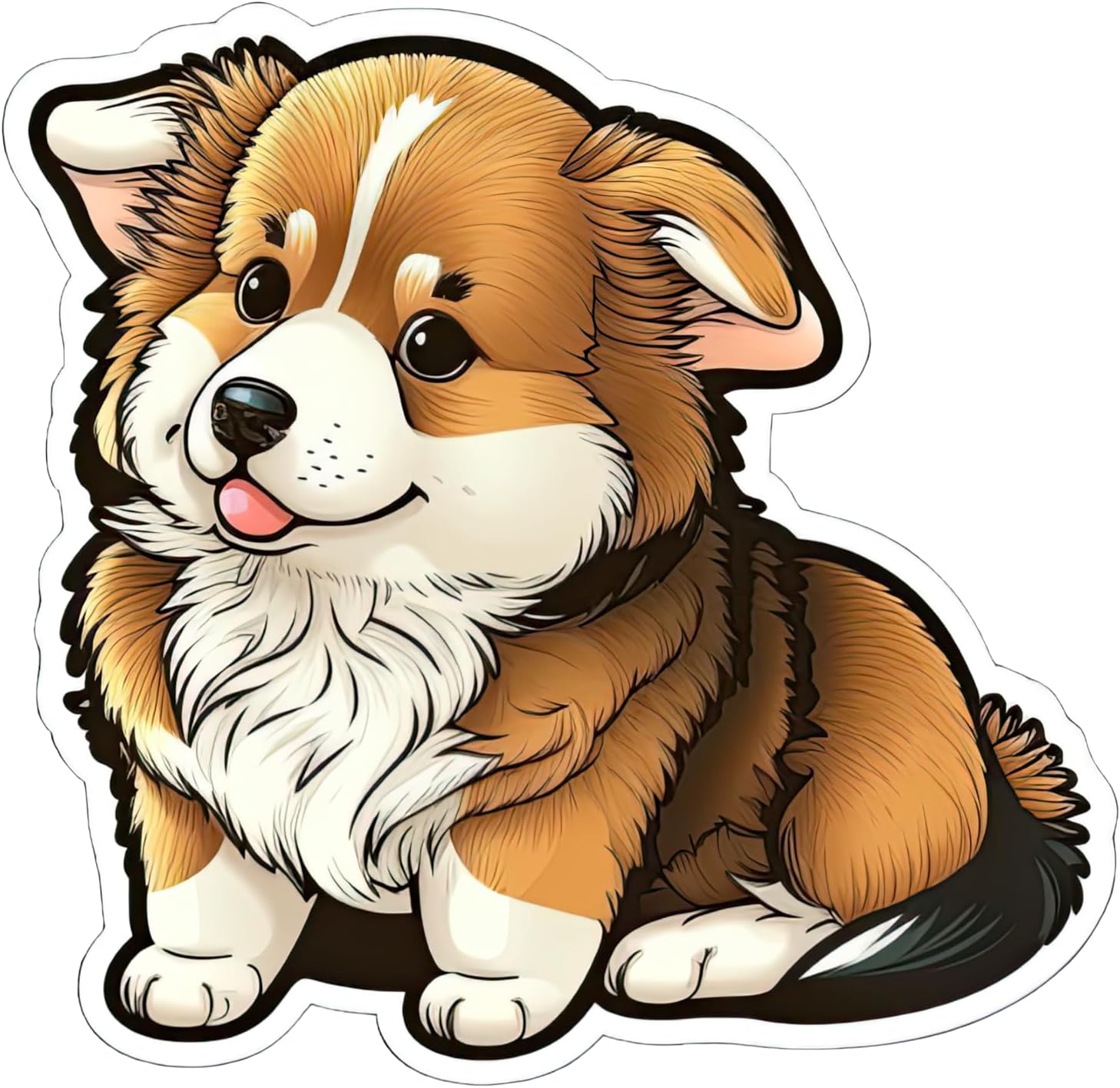 Inspirational Quote "Baby Dog Vector" Motivational Sticker Vinyl Decal Motivation Stickers- 5" Vinyl Sticker Waterproof