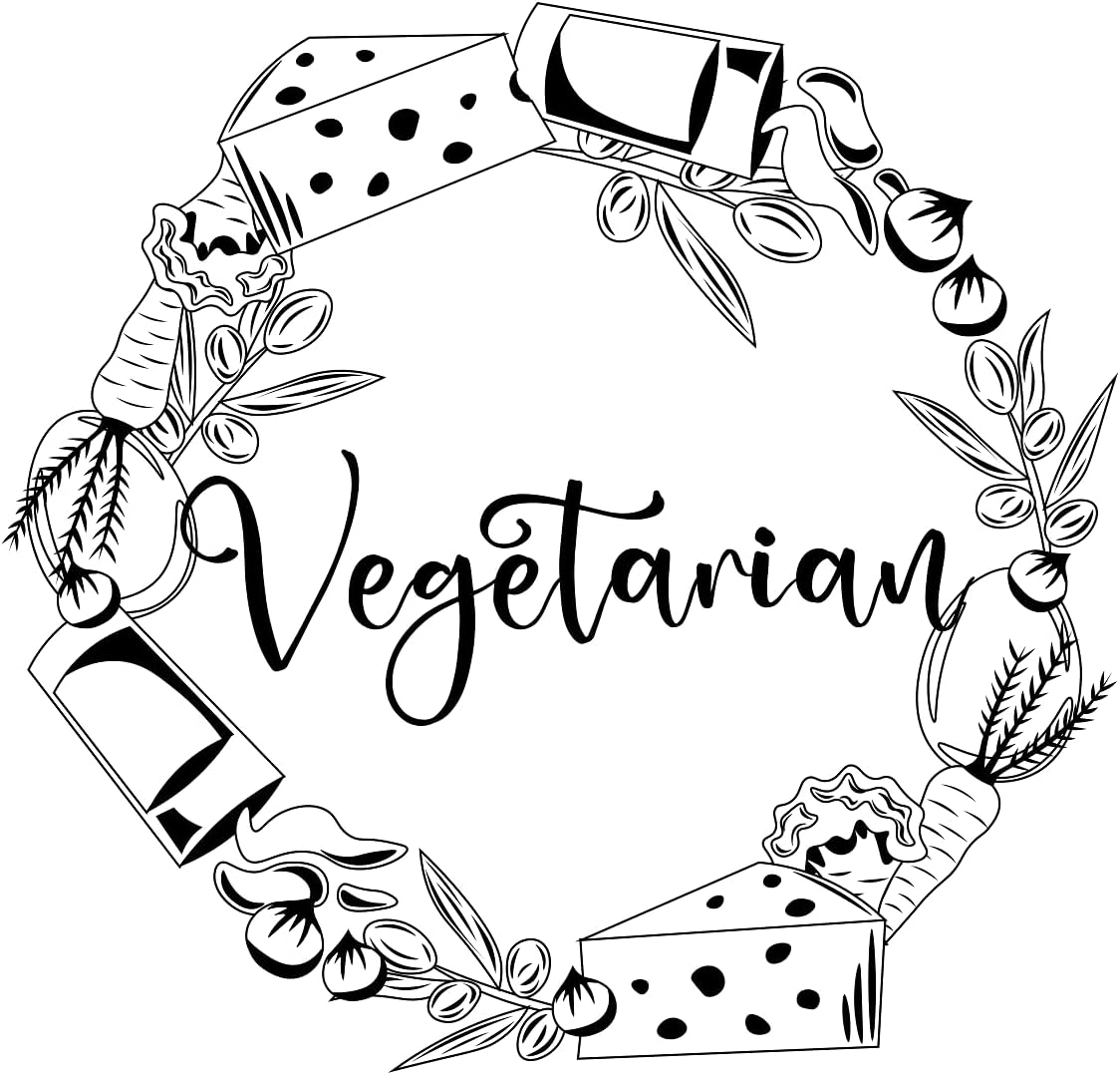 Inspirational Quote Vegetarian Food Sticker Motivational Sticker Vinyl Decal Motivation Stickers- 5" Vinyl Sticker Waterproof