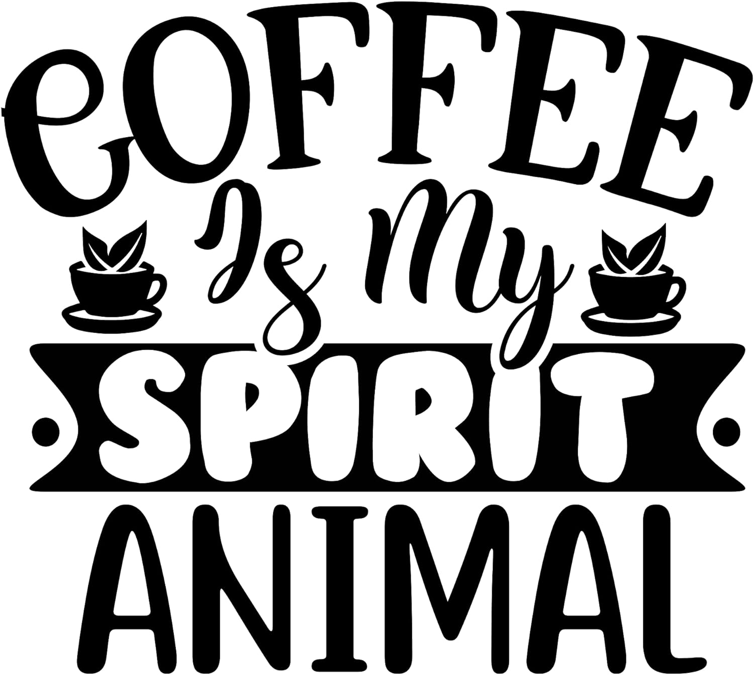 Inspirational Quote "Coffee Bak" Motivational Sticker Vinyl Decal Motivation Stickers- 5" Vinyl Sticker Waterproof