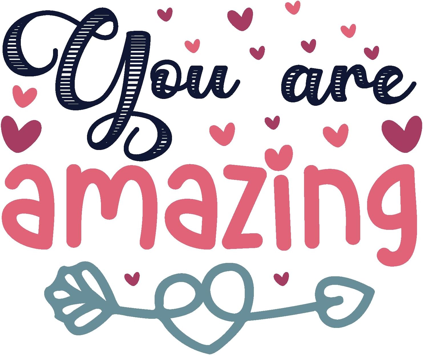 Inspirational Quote You are Amazing Motivational Sticker Vinyl Decal Motivation Stickers- 5" Vinyl Sticker Waterproof