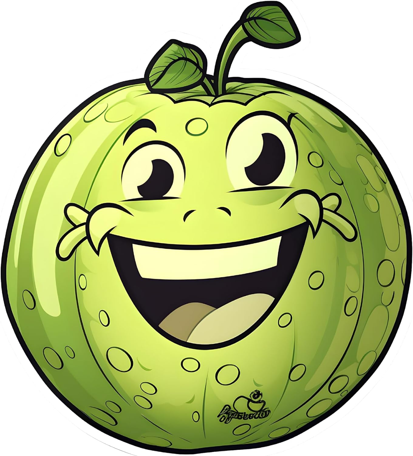 Inspirational Quote Smiley Fruit Clipart Vector Motivational Sticker Vinyl Decal Motivation Stickers- 5" Vinyl Sticker Waterproof