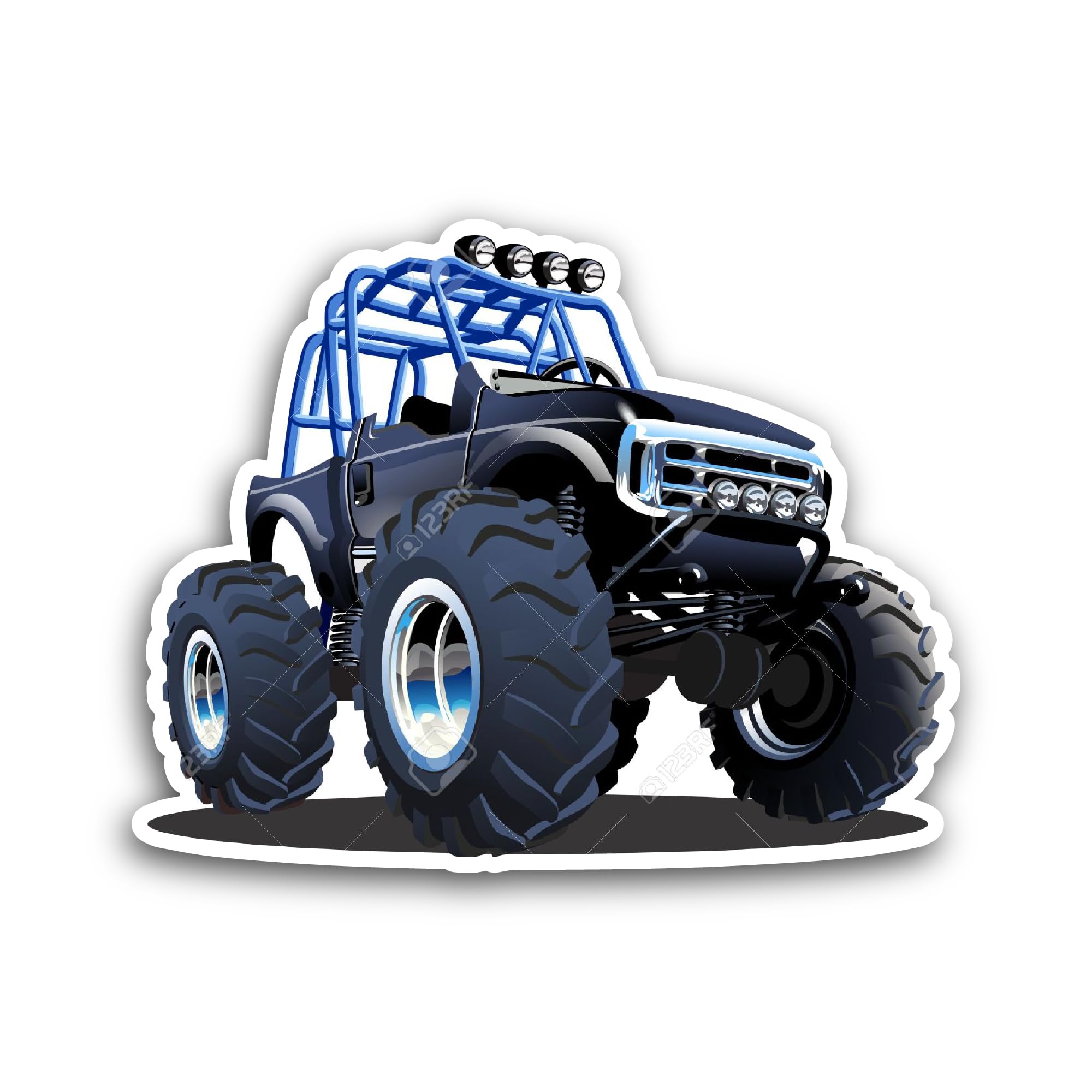 2 (Pieces) 3" and 5" MOSC0W Sticker, Waterproof Vinyl Decals for Many Purpose Like Cars, Trucks, Lap
