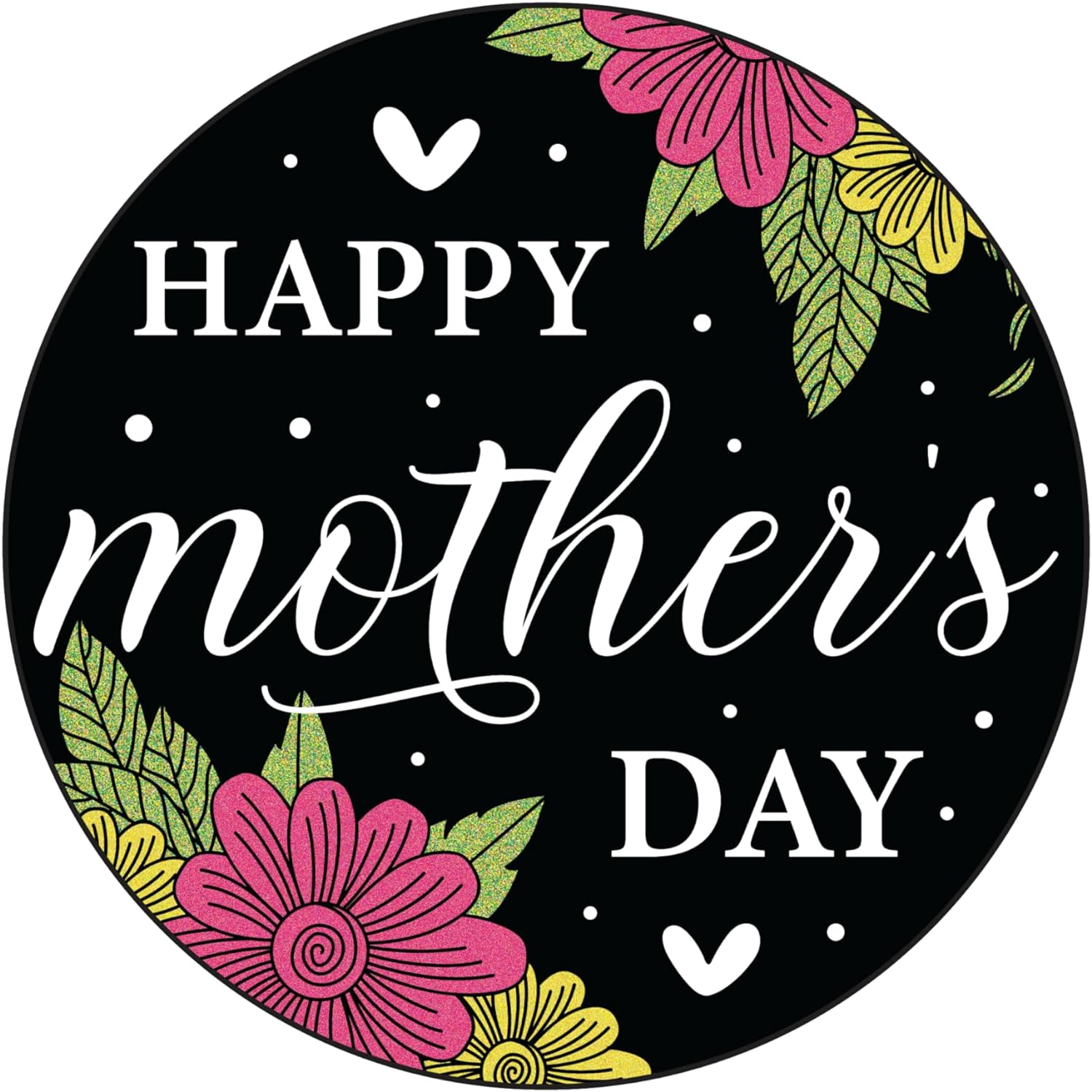 Inspirational Quote "Happy Mother Day-" Motivational Sticker Vinyl Decal Motivation Stickers- 5" Vinyl Sticker Waterproof