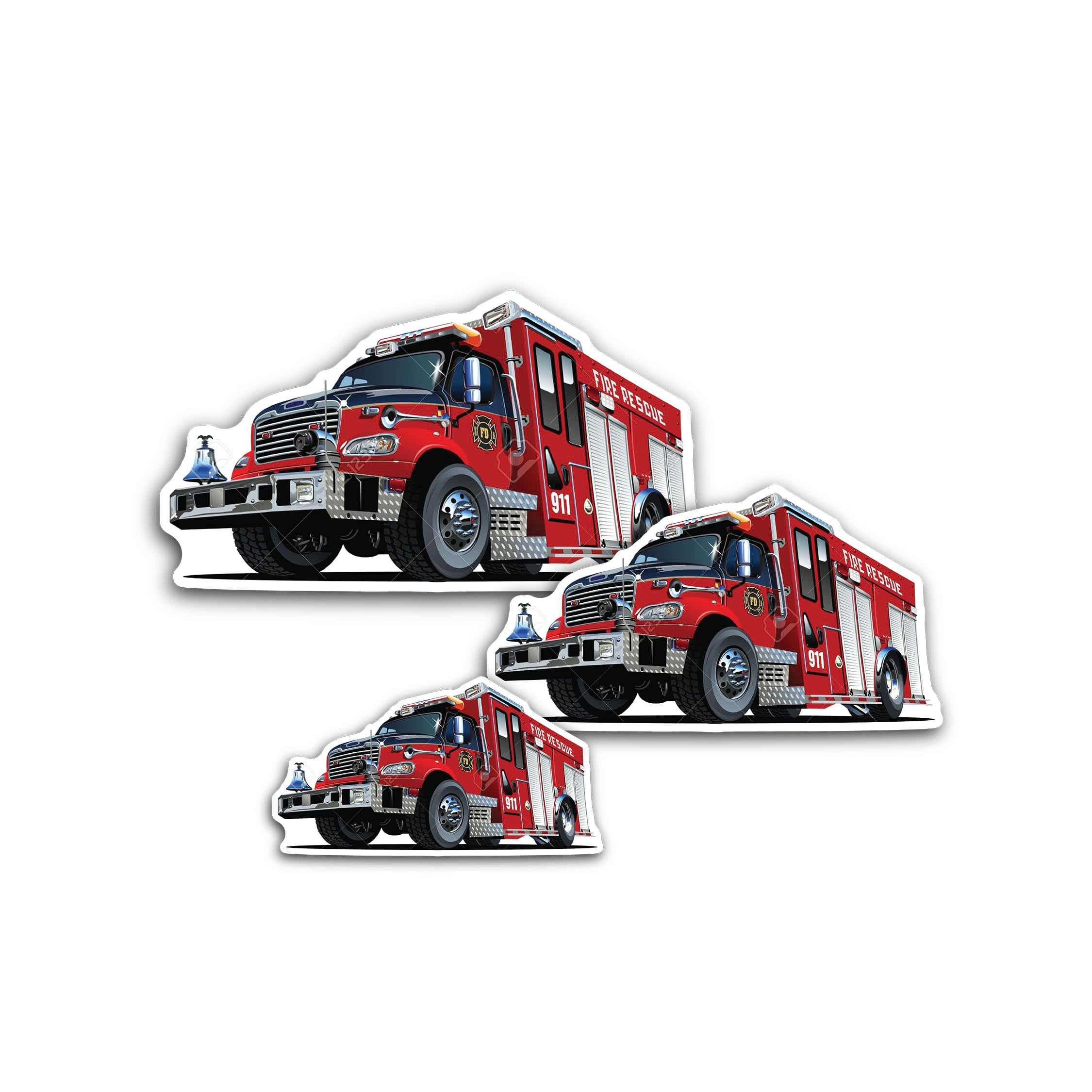 2 (Pieces) 3" and 5" D0g Sticker, Waterproof Vinyl Decals for Many Purpose Like Cars, Trucks, Laptop