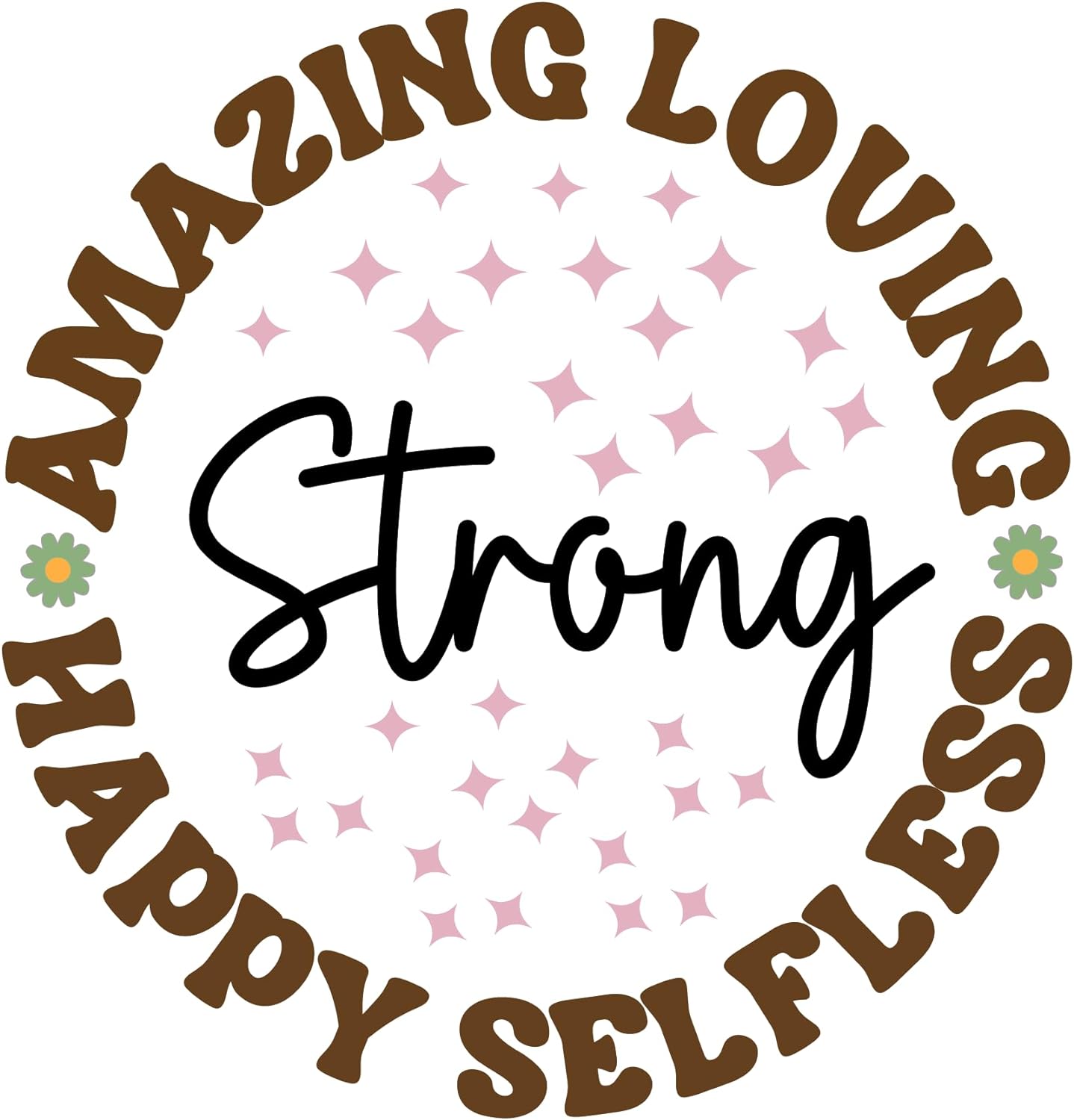 Inspirational Quote "Strong" Motivational Sticker Vinyl Decal Motivation Stickers- 5" Vinyl Sticker Waterproof
