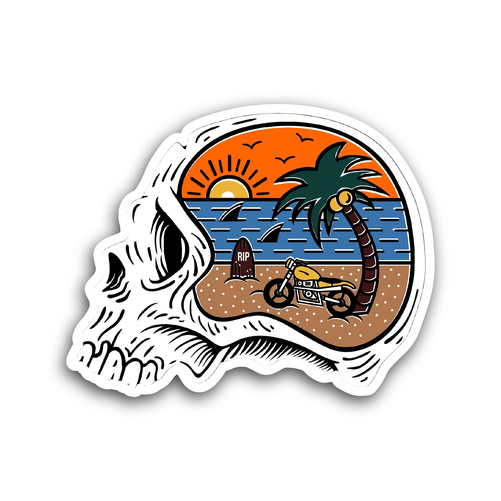 2 (Pieces) 3" and 5" Let's GET Chill Sticker, Waterproof Vinyl Decals for Many Purpose Like Cars, Tr