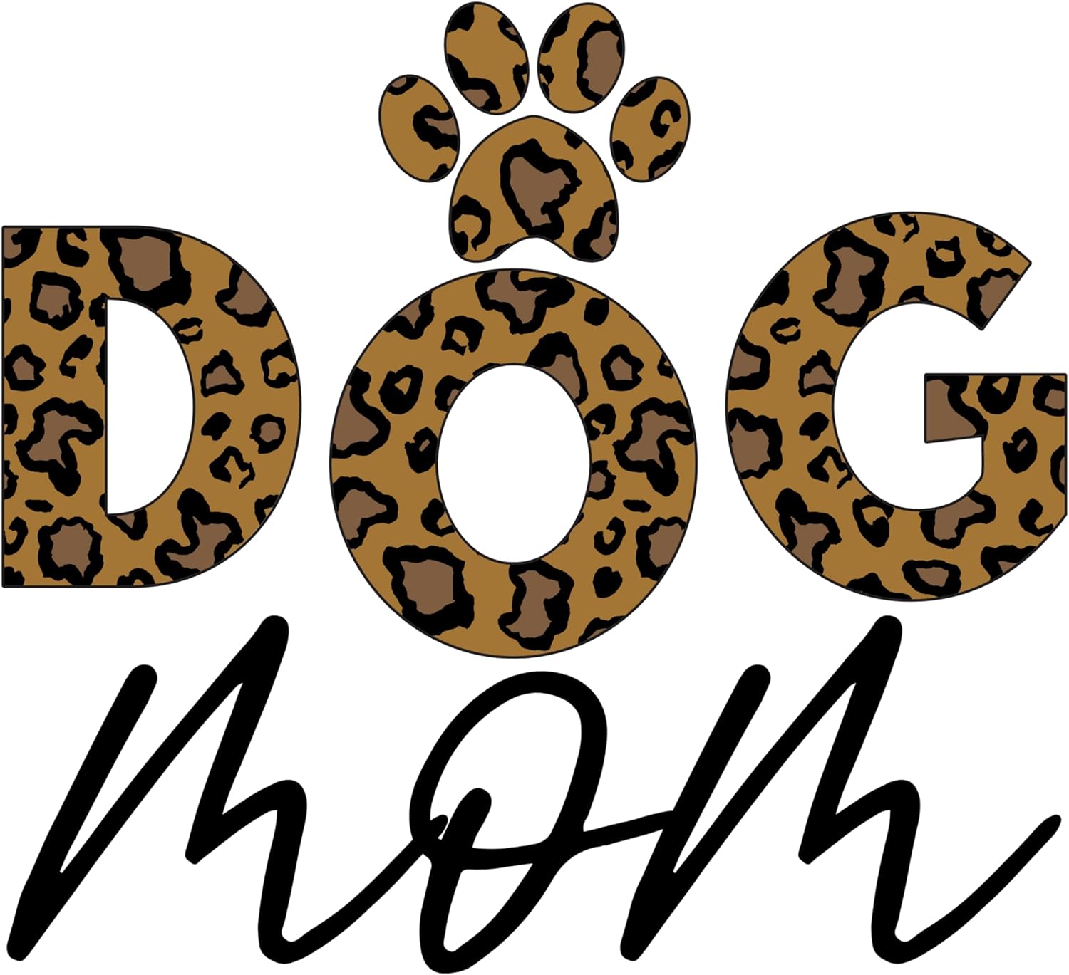 Inspirational Quote "Dog Mom-" Motivational Sticker Vinyl Decal Motivation Stickers- 5" Vinyl Sticker Waterproof