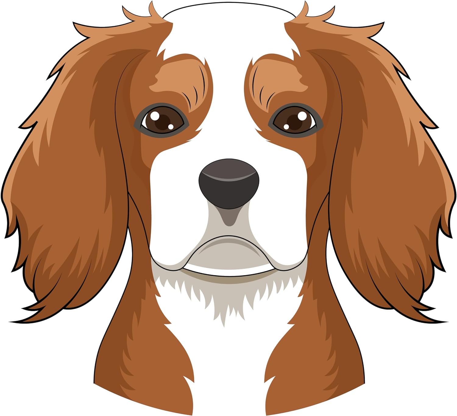 Inspirational Quote "Golden Retriever Face Cartoon" Motivational Sticker Vinyl Decal Motivation Stickers- 5" Vinyl Sticker Waterproof