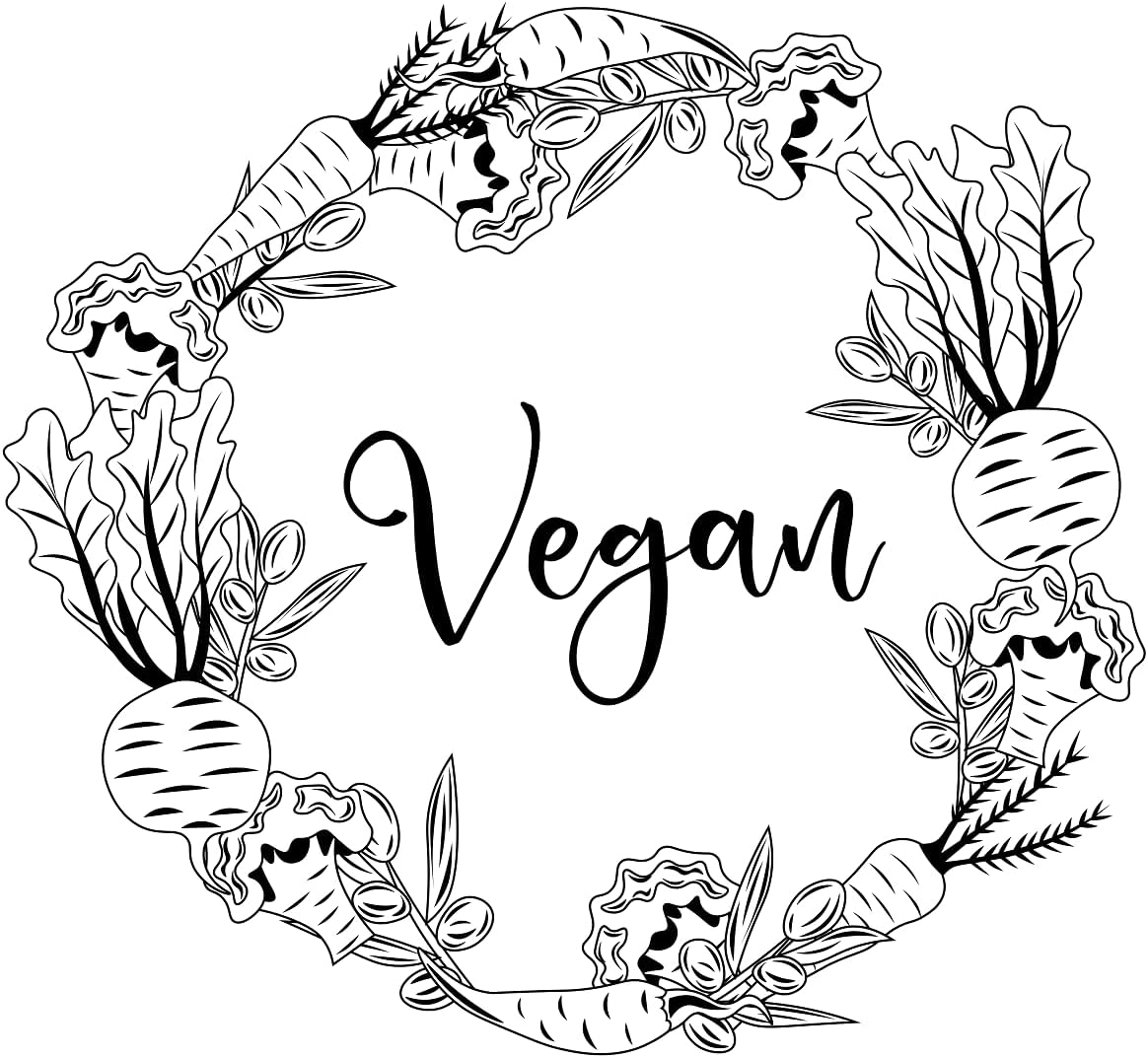 Inspirational Quote Vegan Vegitable Sticker Motivational Sticker Vinyl Decal Motivation Stickers- 5" Vinyl Sticker Waterproof