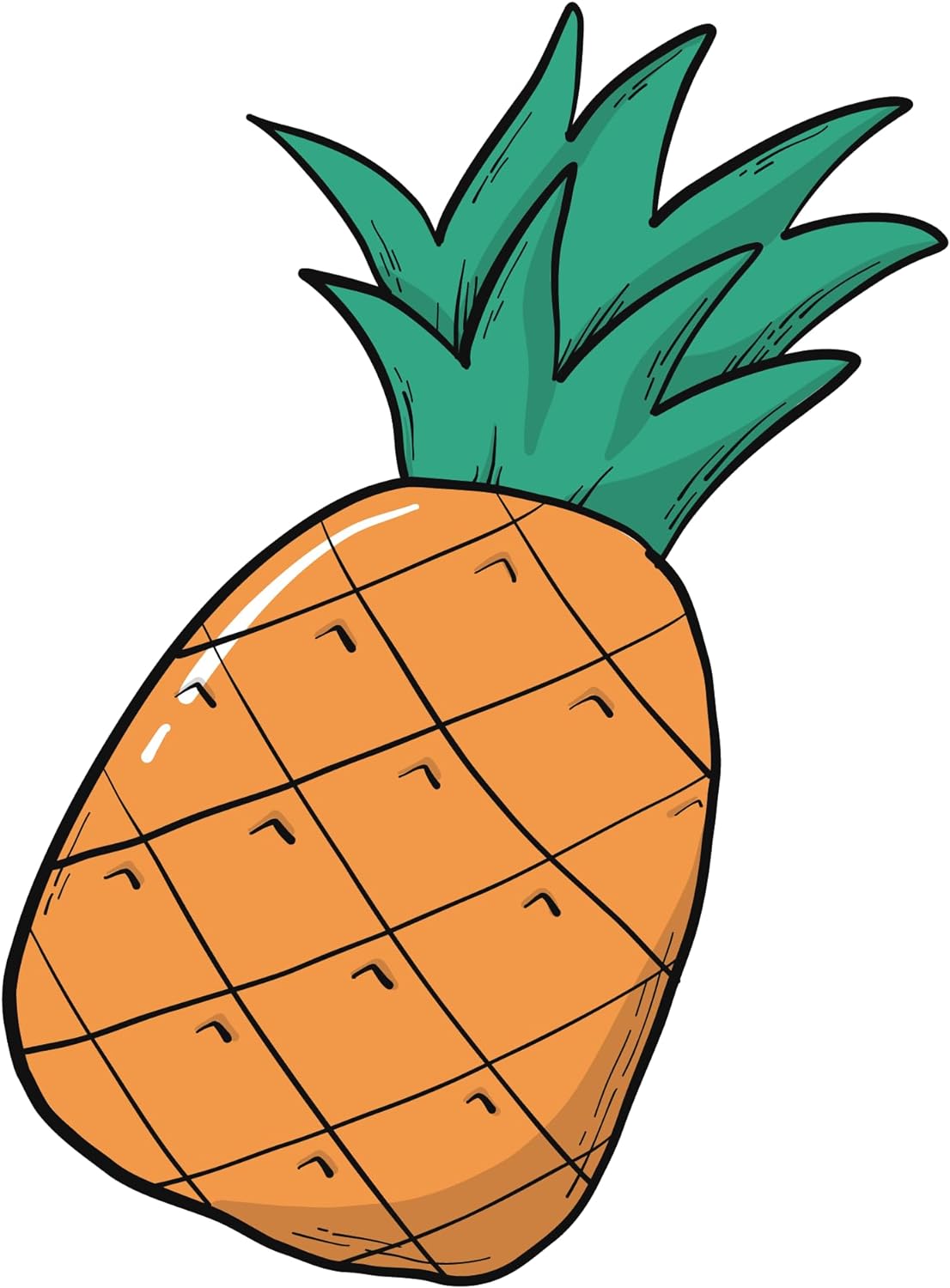 Inspirational Quote "Pineapple" Motivational Sticker Vinyl Decal Motivation Stickers- 5" Vinyl Sticker Waterproof