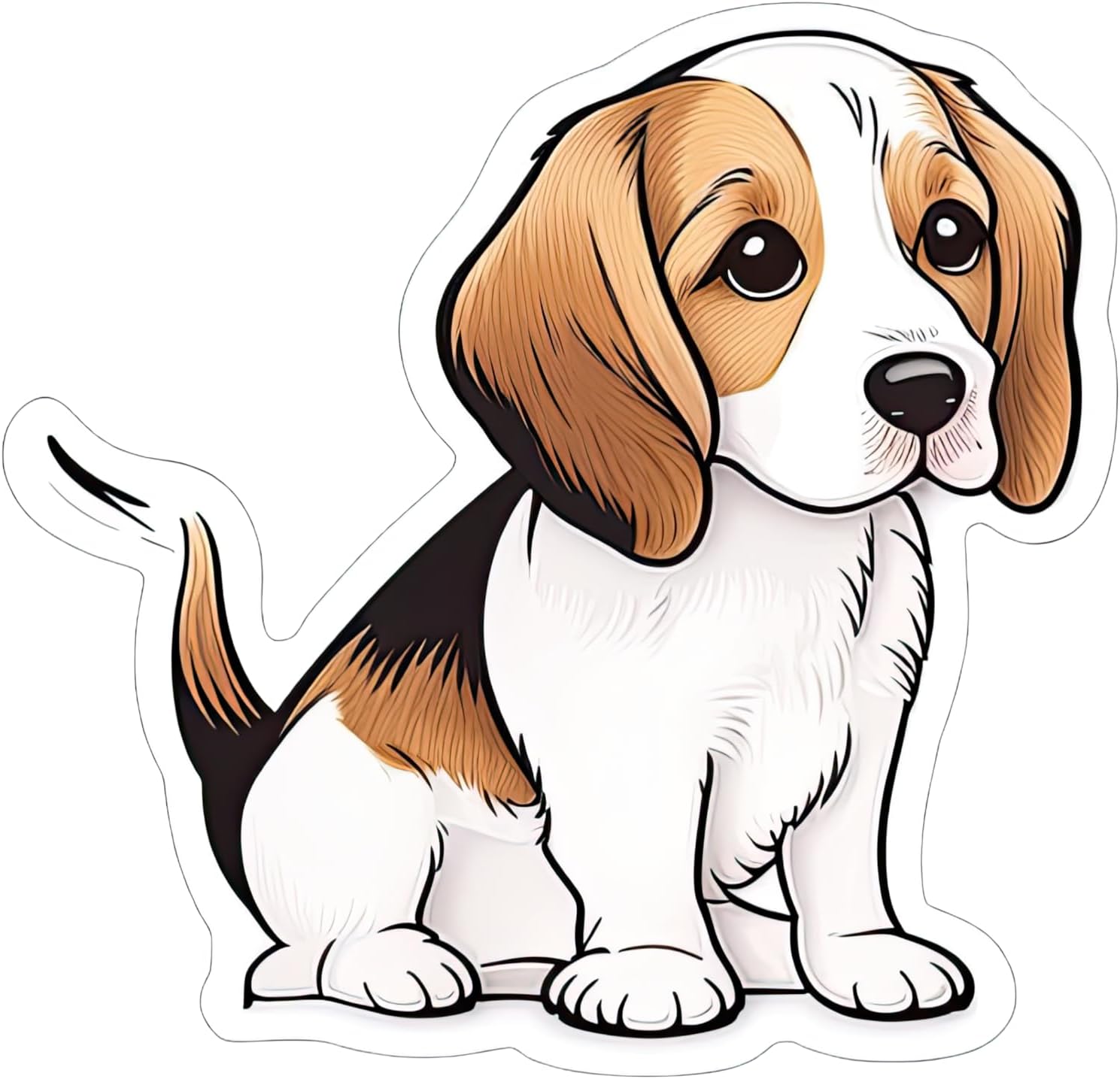 Inspirational Quote "Pretty Dog Sticker" Motivational Sticker Vinyl Decal Motivation Stickers- 5" Vinyl Sticker Waterproof