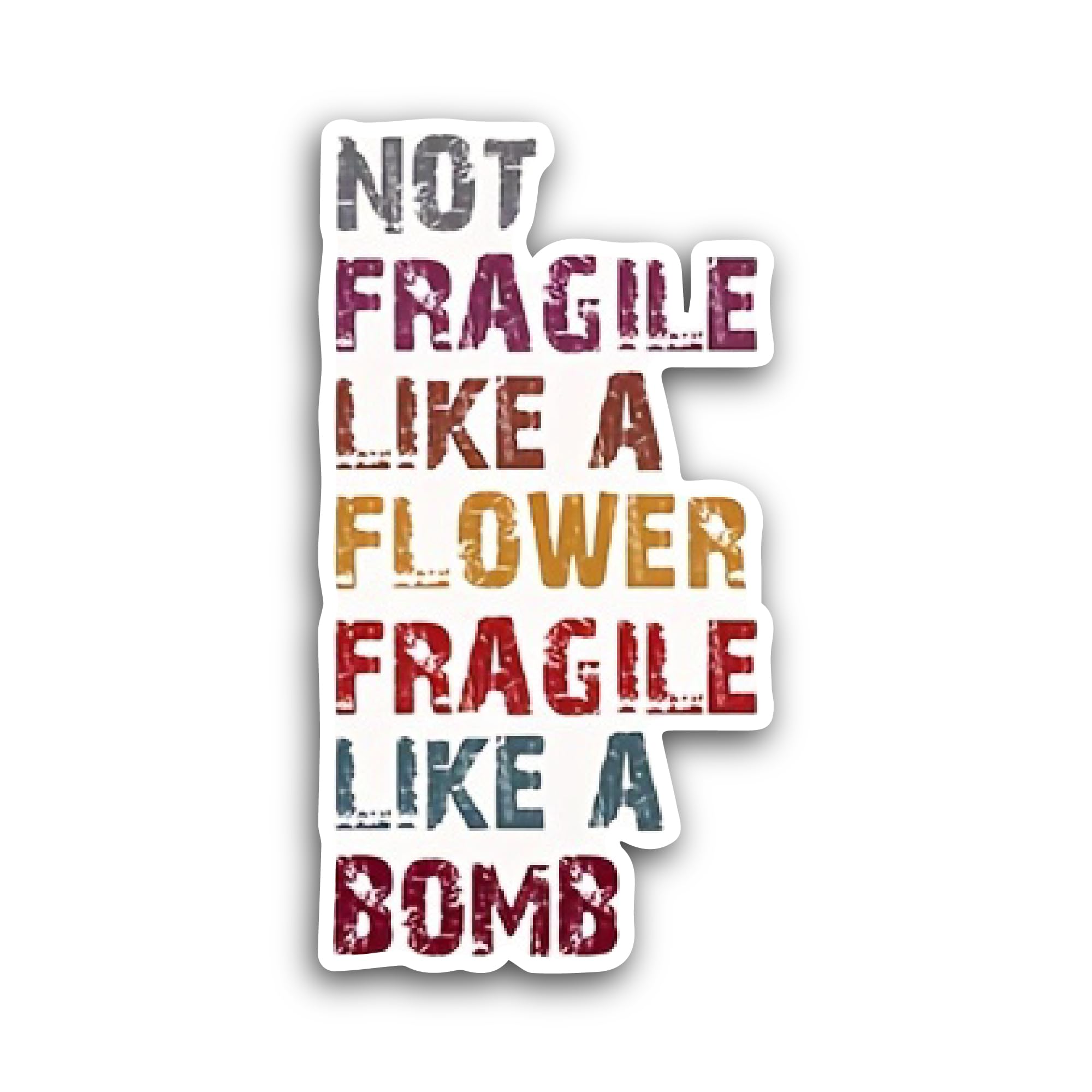 2 (Pieces) 3" and 5" Packed with Holiday Cheer Sticker, Waterproof Vinyl Decals for Many Purpose Lik