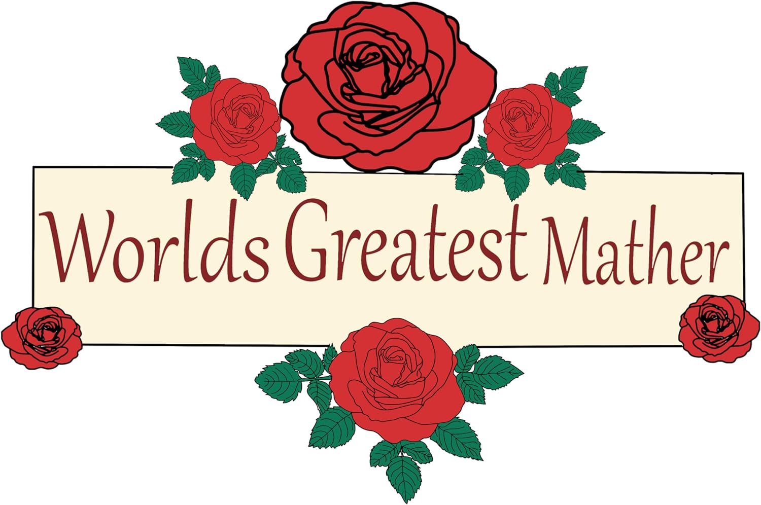 Inspirational Quote "World Greatest Mather" Motivational Sticker Vinyl Decal Motivation Stickers- 5" Vinyl Sticker Waterproof