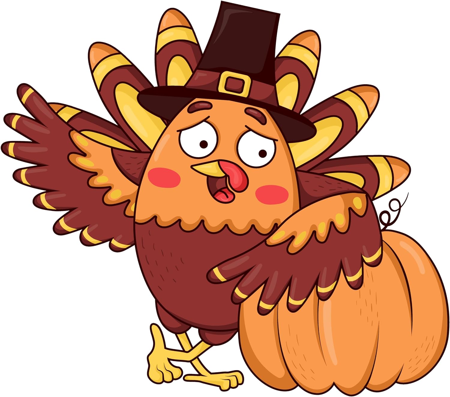 Inspirational Quote Funny Bird With Pumpkin Motivational Sticker Vinyl Decal Motivation Stickers- 5" Vinyl Sticker Waterproof