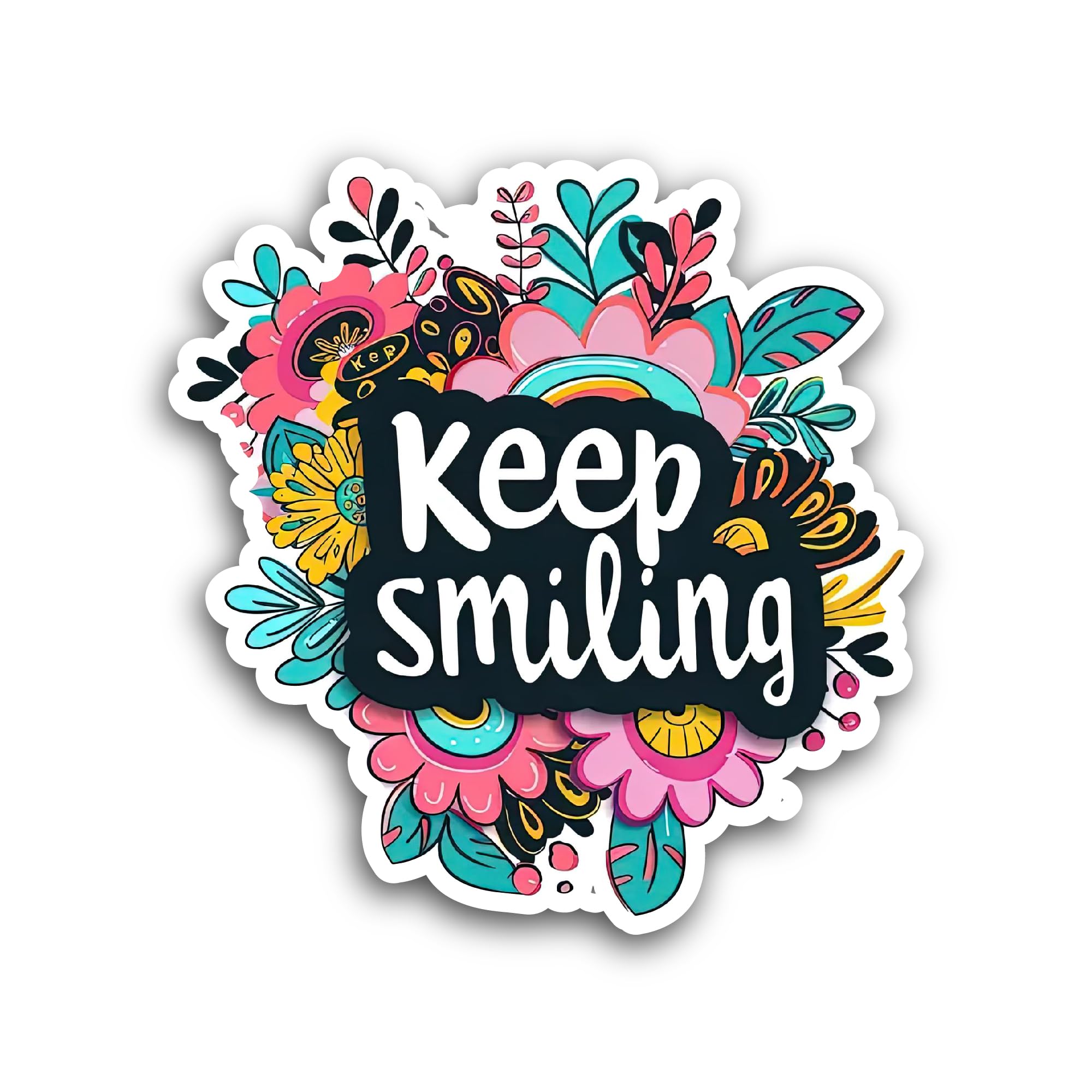 2 (Pieces) 3" and 5" Book Cartoon Sticker, Waterproof Vinyl Decals for Many Purpose Like Cars, Truck