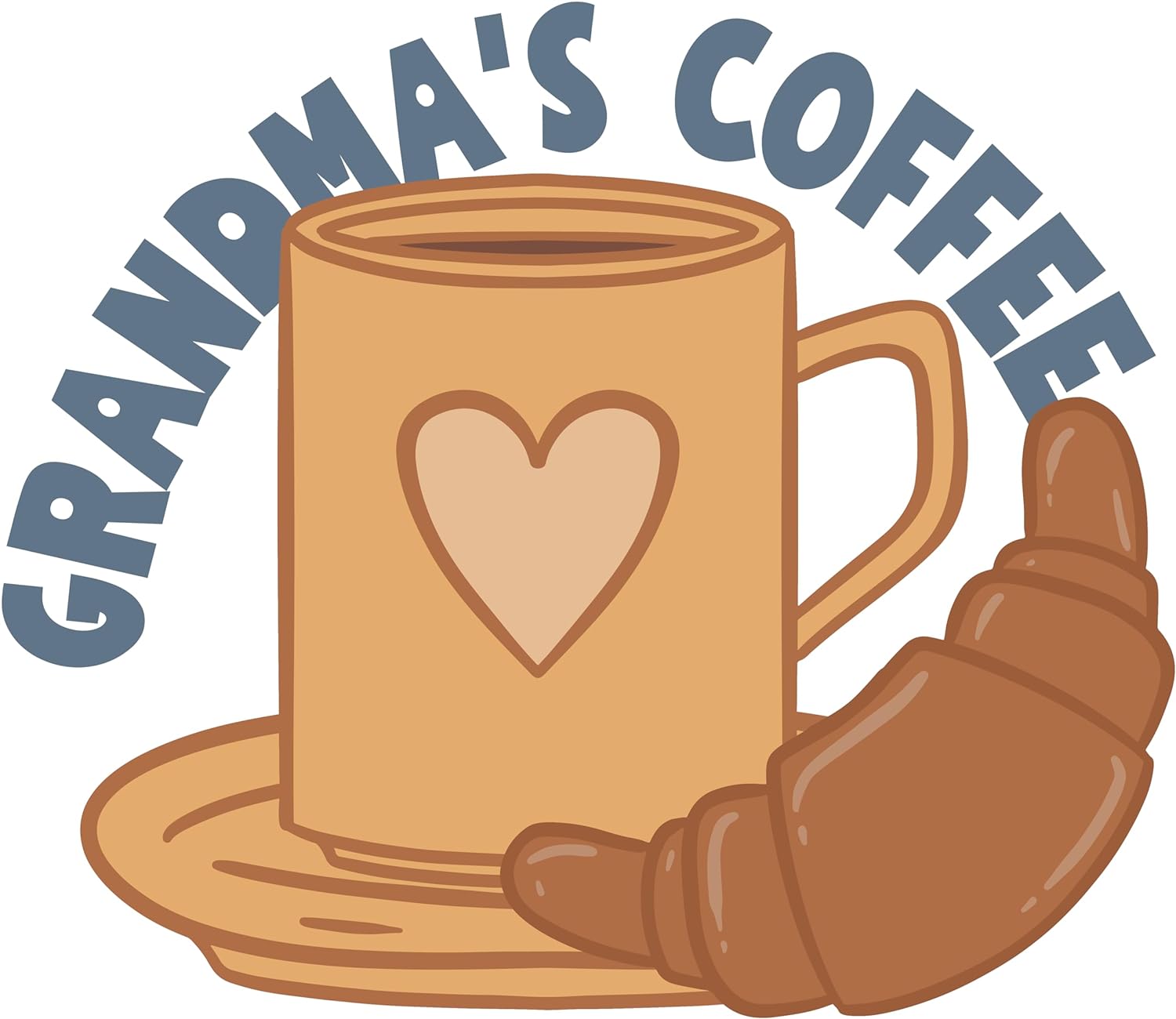 Inspirational Quote "Grandma's Coffee" Motivational Sticker Vinyl Decal Motivation Stickers- 5" Vinyl Sticker Waterproof