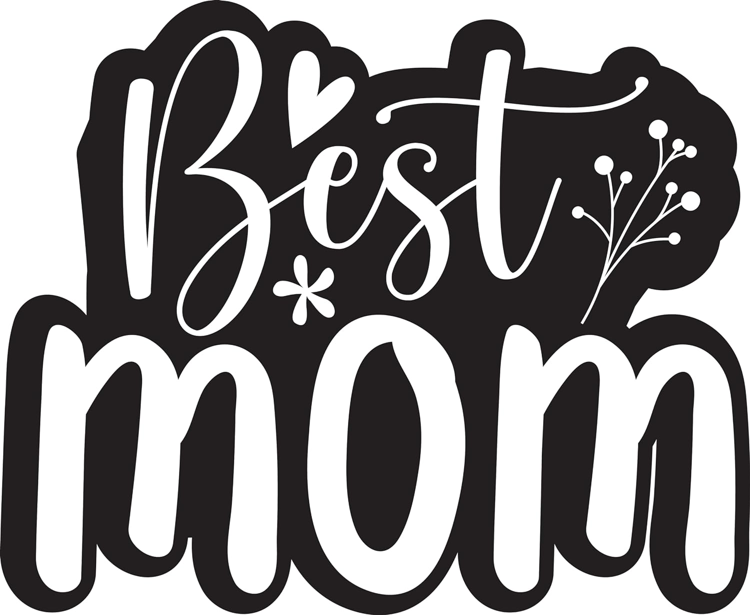 Inspirational Quote "Best Mom, Sticker" Motivational Sticker Vinyl Decal Motivation Stickers- 5" Vinyl Sticker Waterproof