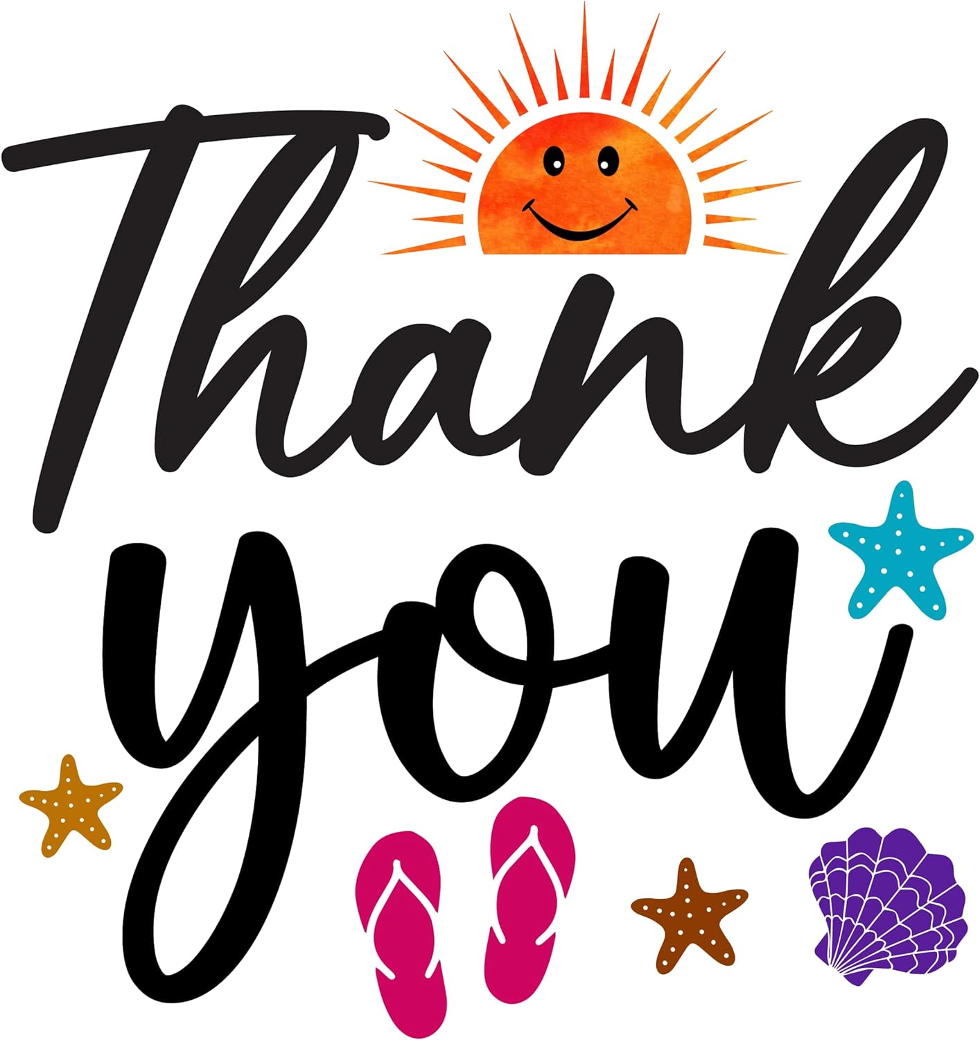 Inspirational Quote "Thank You" Motivational Sticker Vinyl Decal Motivation Stickers- 5" Vinyl Sticker Waterproof