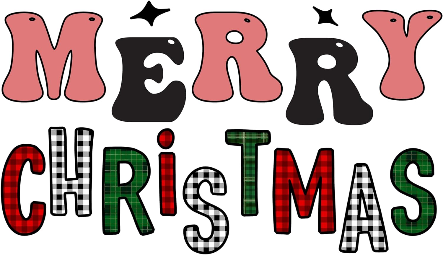 Inspirational Quote Merry Christmas, Great Gift Motivational Sticker Vinyl Decal Motivation Stickers- 5" Vinyl Sticker Waterproof