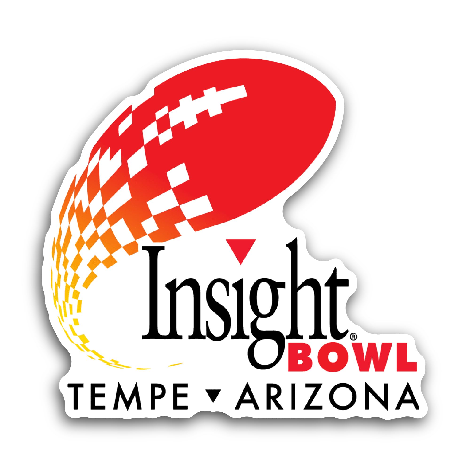 2 (Pieces) 3" and 5" Insight B0wl Logo Sticker, Waterproof Vinyl Decals for Many Purpose Like Cars,