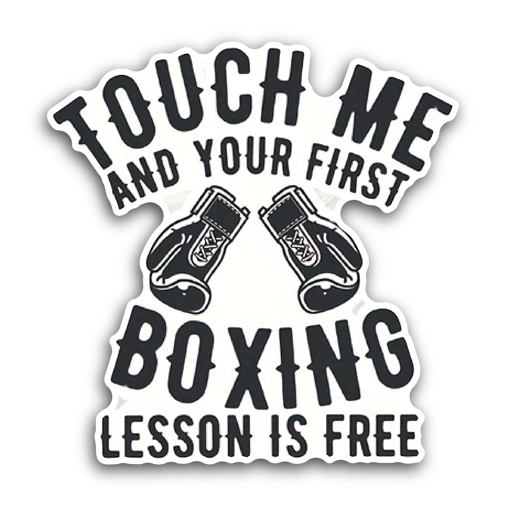 2 (Pieces) 3" and 5" Skeletal Excitement Sticker, Waterproof Vinyl Decals for Many Purpose Like Cars