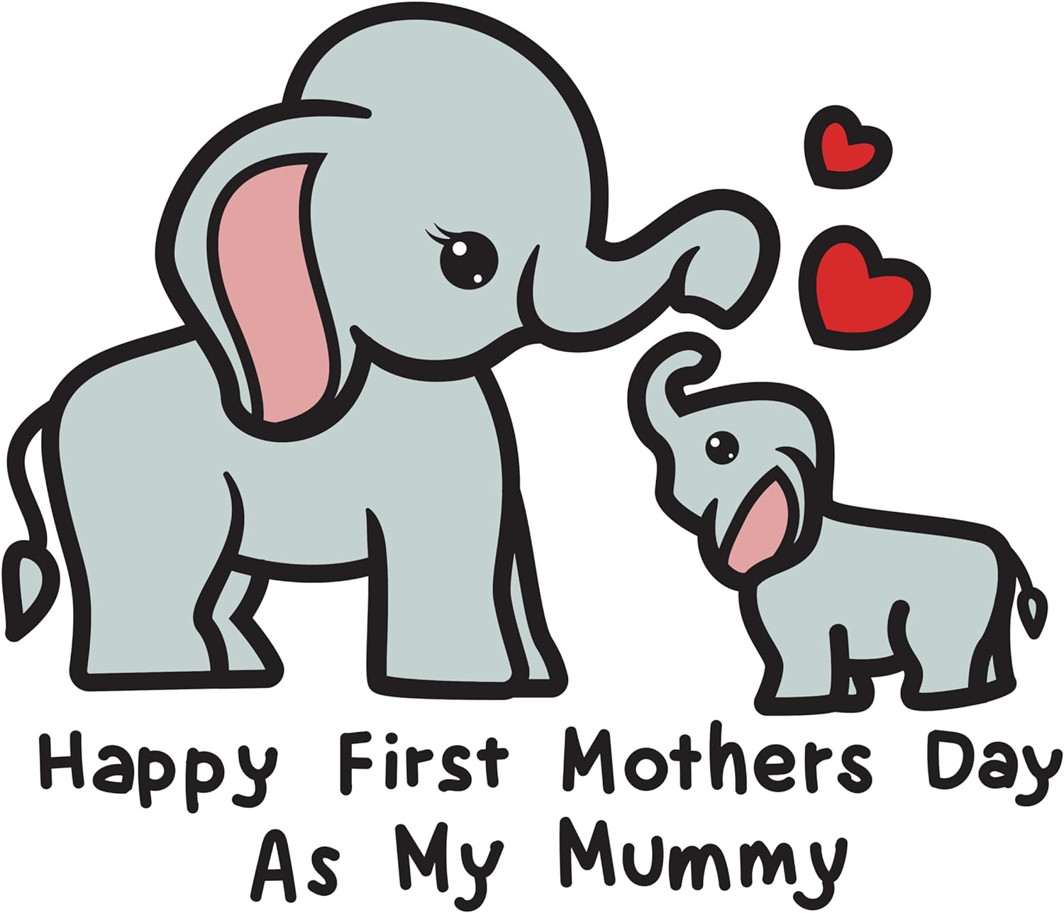Inspirational Quote "Happy First Mother's Day as Mommy" Motivational Sticker Vinyl Decal Motivation Stickers- 5" Vinyl Sticker Waterproof
