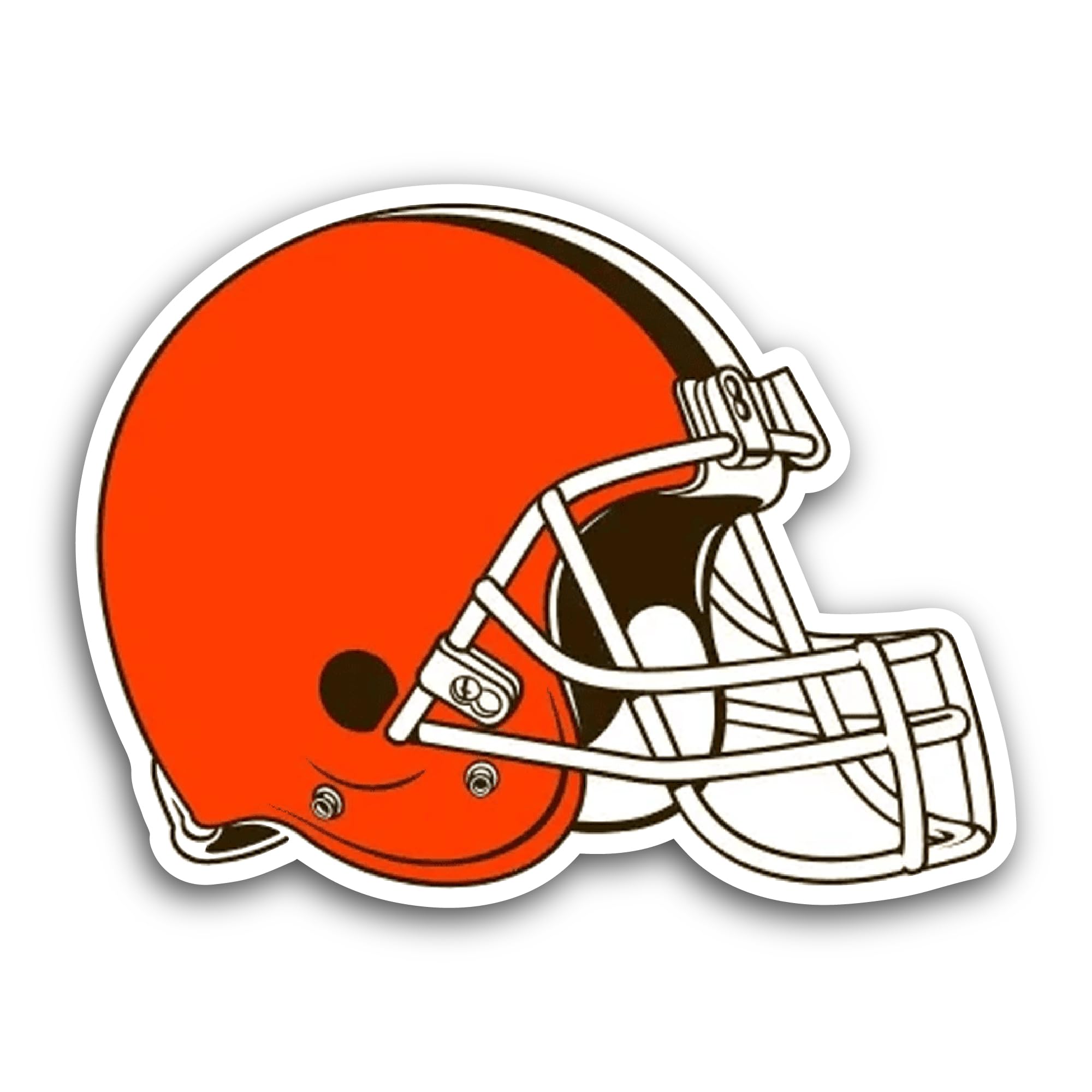 2 (Pieces) 3" and 5" Cleveland Br0wns Decal Sticker, Waterproof Vinyl Decals for Many Purpose Like C