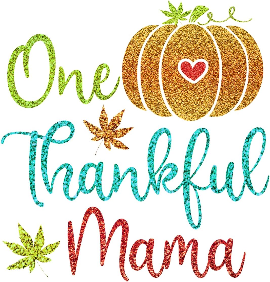 Inspirational Quote One Thankful Mama Motivational Sticker Vinyl Decal Motivation Stickers- 5" Vinyl Sticker Waterproof
